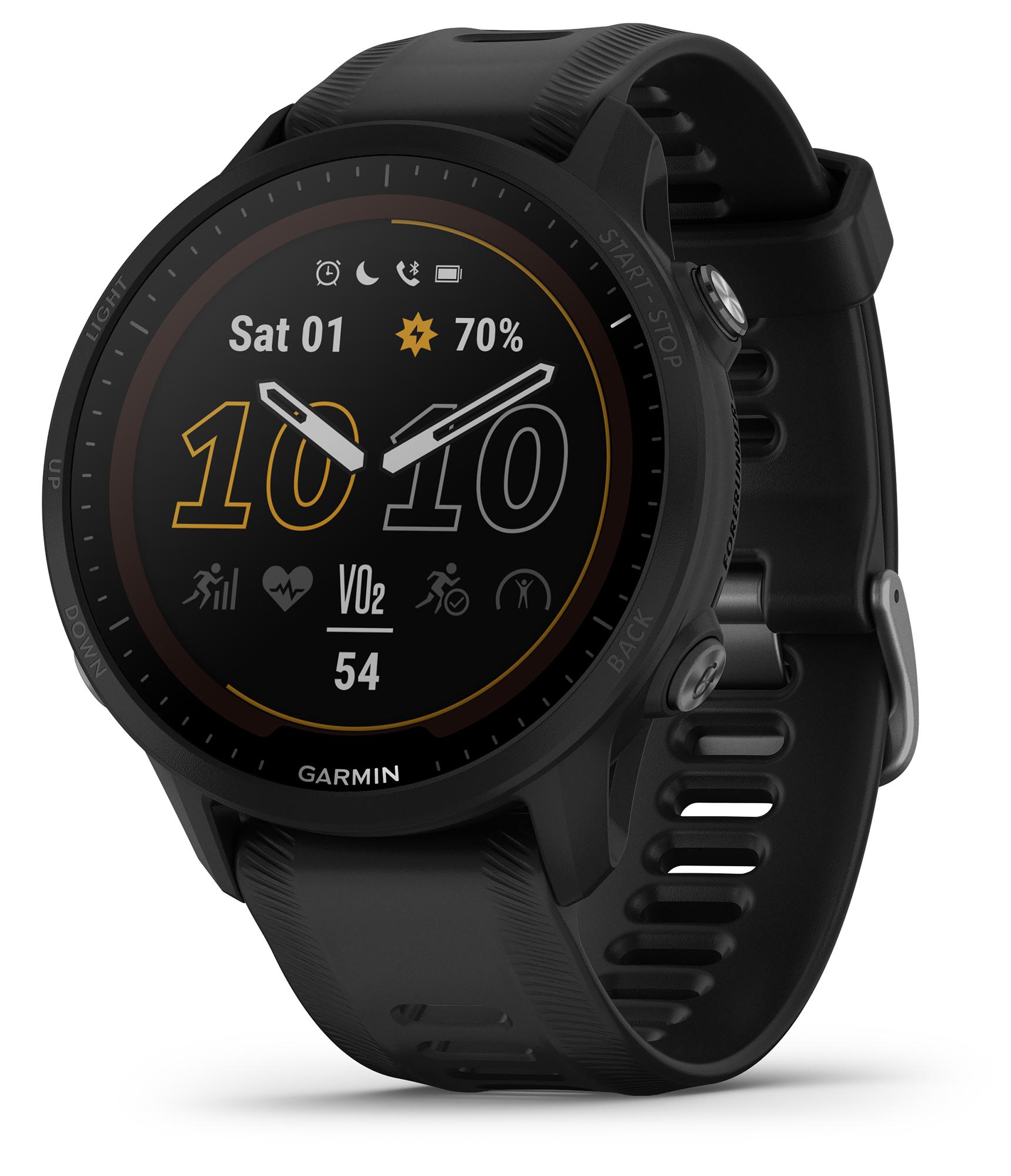 Image of Garmin Forerunner 955 Solar GPS Watch, Black