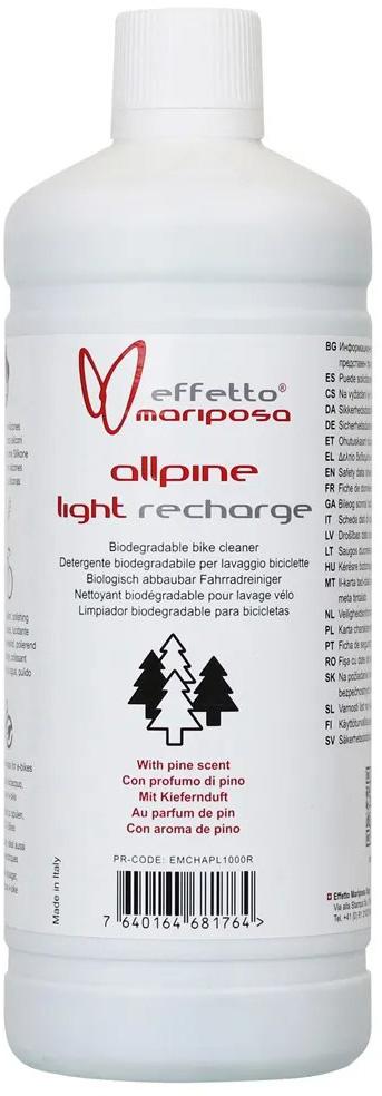 Image of Effetto Mariposa Allpine Light Recharge Bottle (1 Litre) - Clear