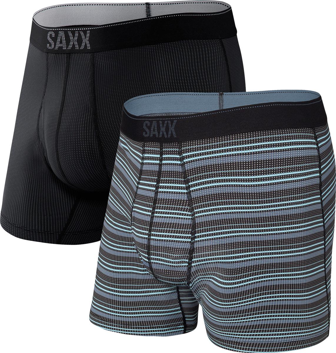 SAXX Quest Quick Dry Mesh Boxer Brief 2 Pack | base layer
