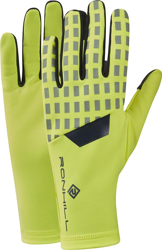 Click to view product details and reviews for Ronhill Afterhours Gloves Fluo Yellow Charcoal Reflect.
