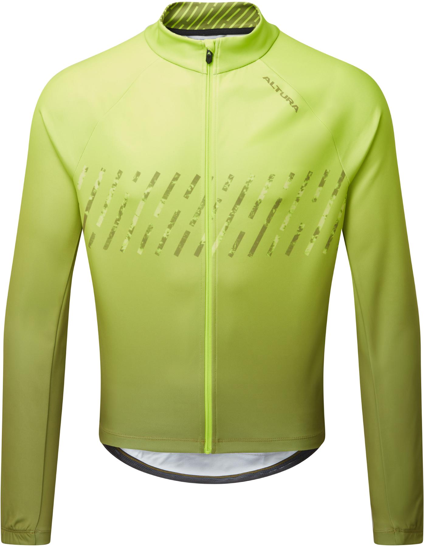 Image of Altura Airstream Long Sleeve Jersey - Lime
