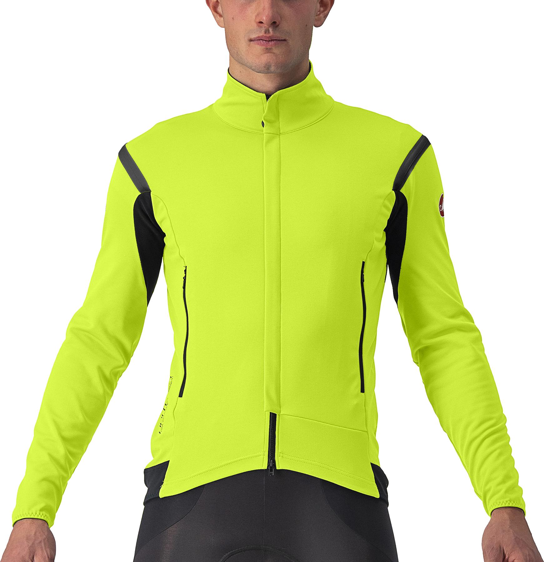 Click to view product details and reviews for Castelli Perfetto Ros 2 Jacket Electric Lime Dark Grey.