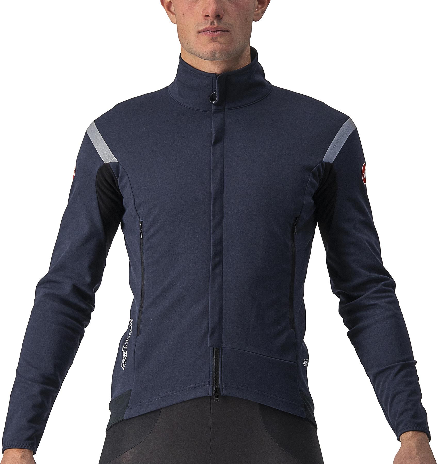 Click to view product details and reviews for Castelli Perfetto Ros 2 Jacket Savile Blue Silver Grey.