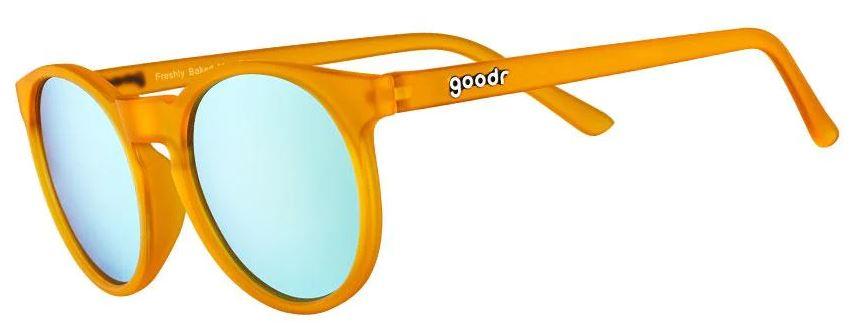 Image of Goodr Circle G Freshly Baked Man Buns Sunglasses - Orange