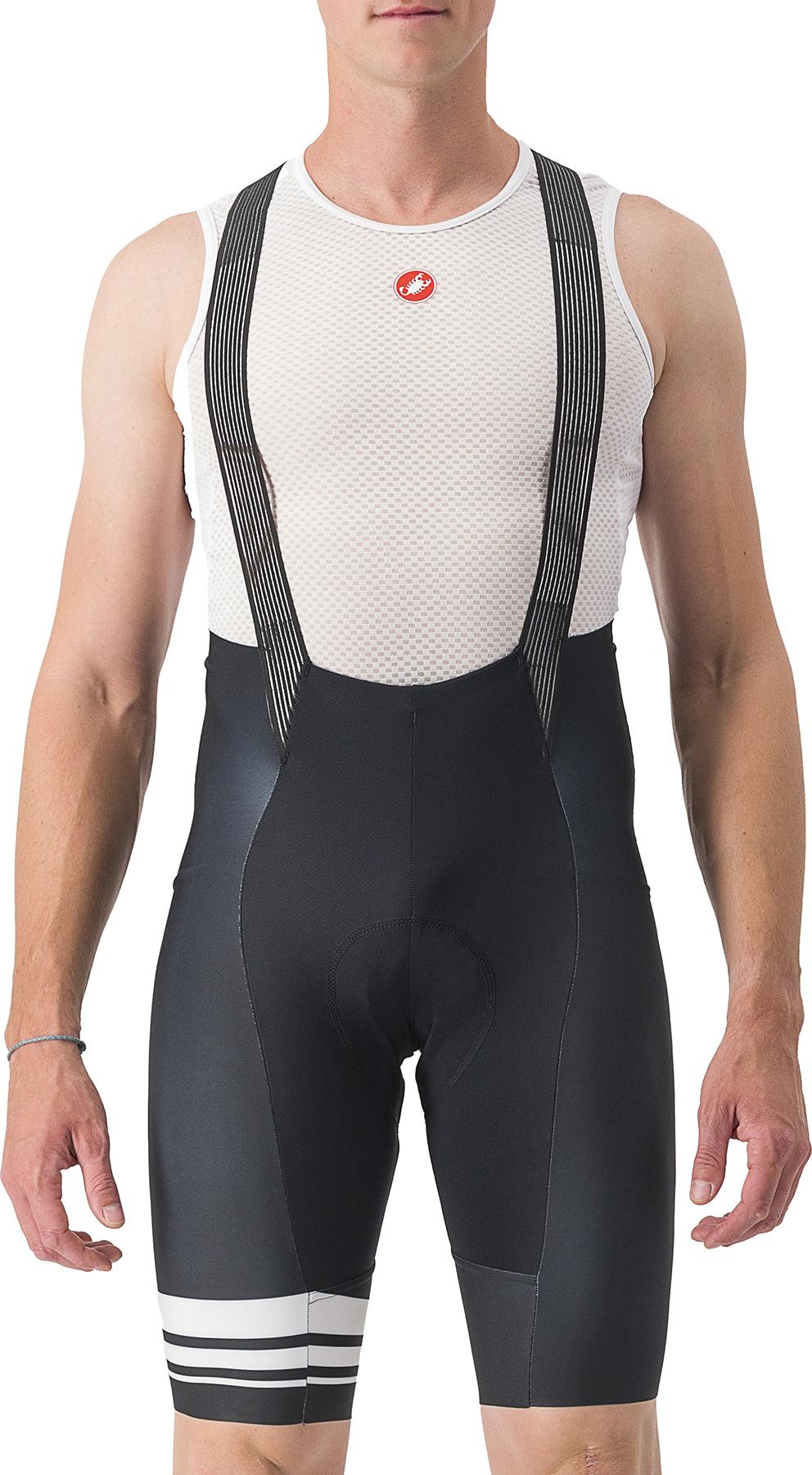 Click to view product details and reviews for Castelli Free Ar Club Sport Bib Shorts Black White.