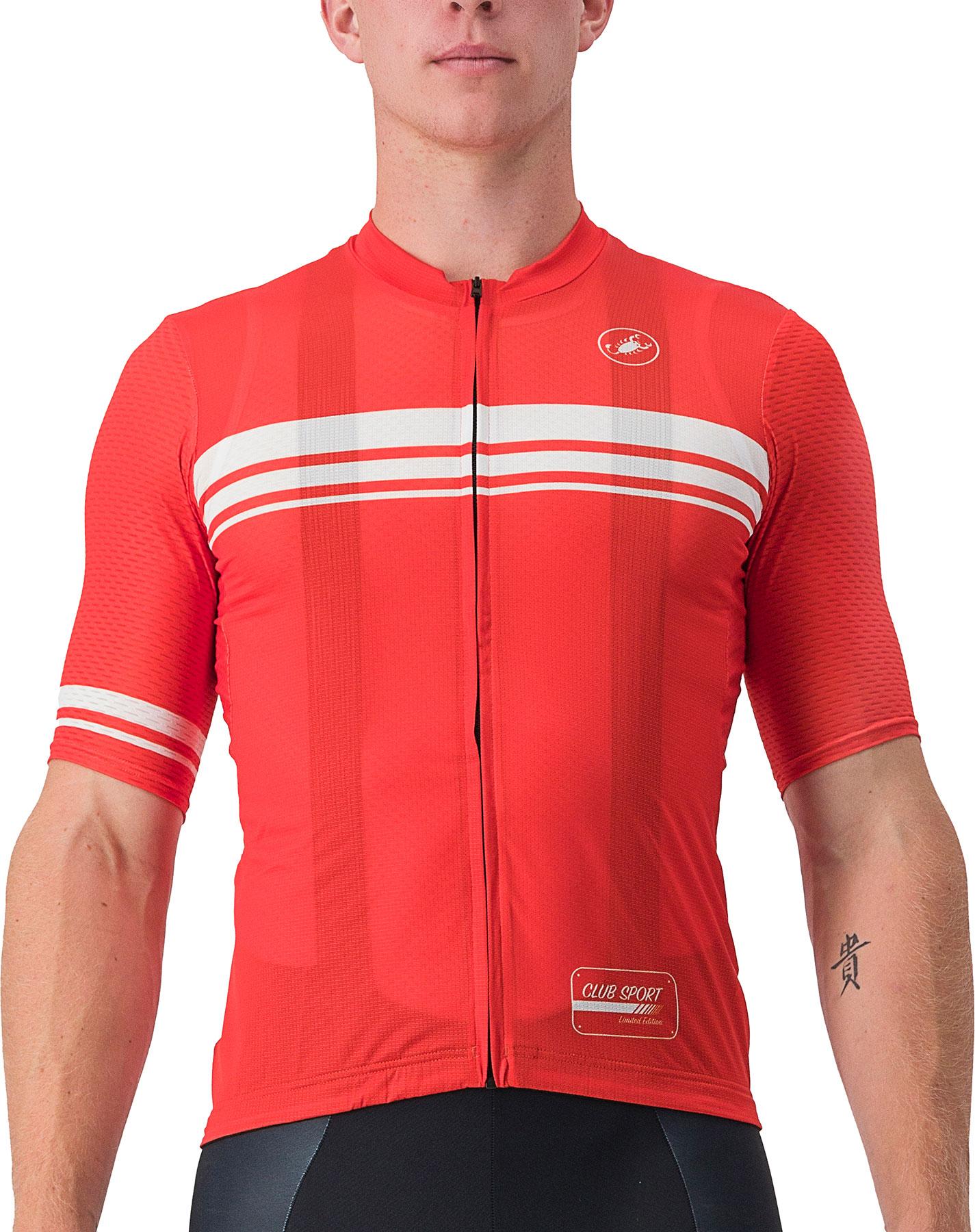 Click to view product details and reviews for Castelli Club Sport Street Competizione Jersey Red.