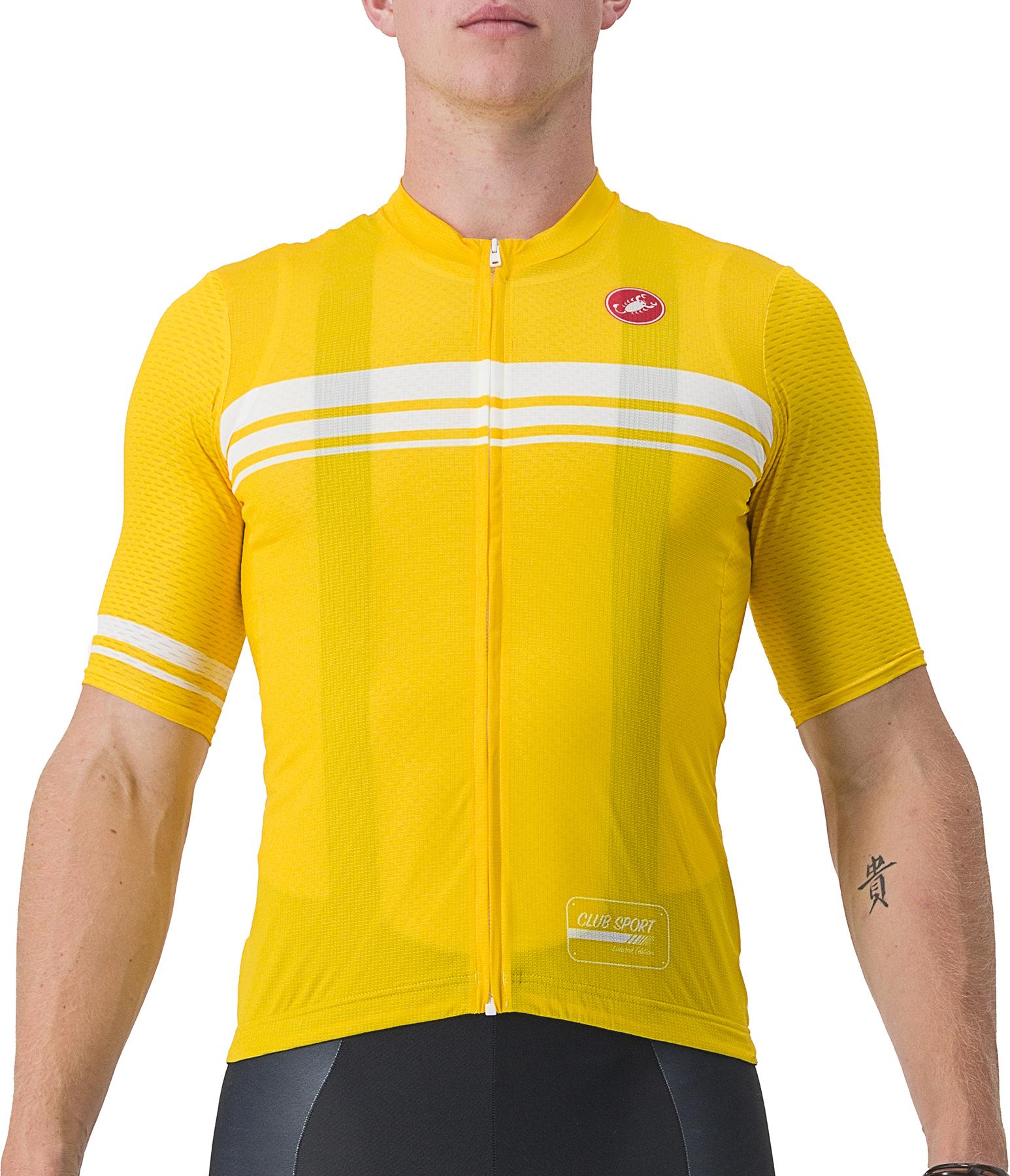 Click to view product details and reviews for Castelli Club Sport Street Competizione Jersey Yellow.