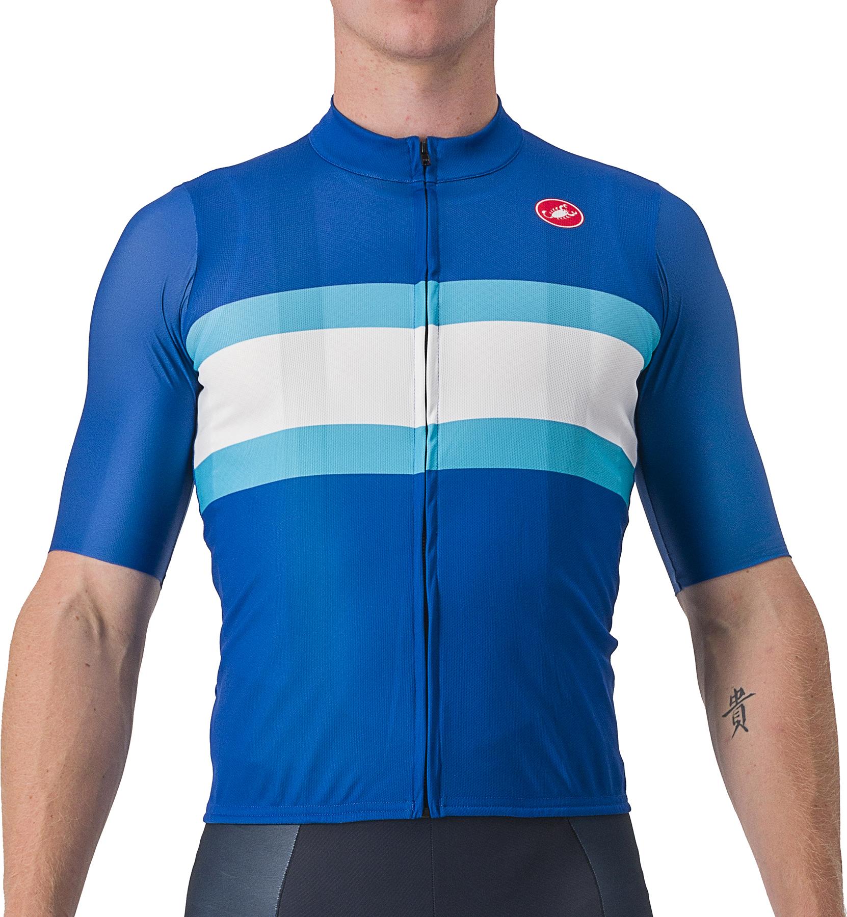 Click to view product details and reviews for Castelli Velocissimo Squadra Jersey Blue Sky White.