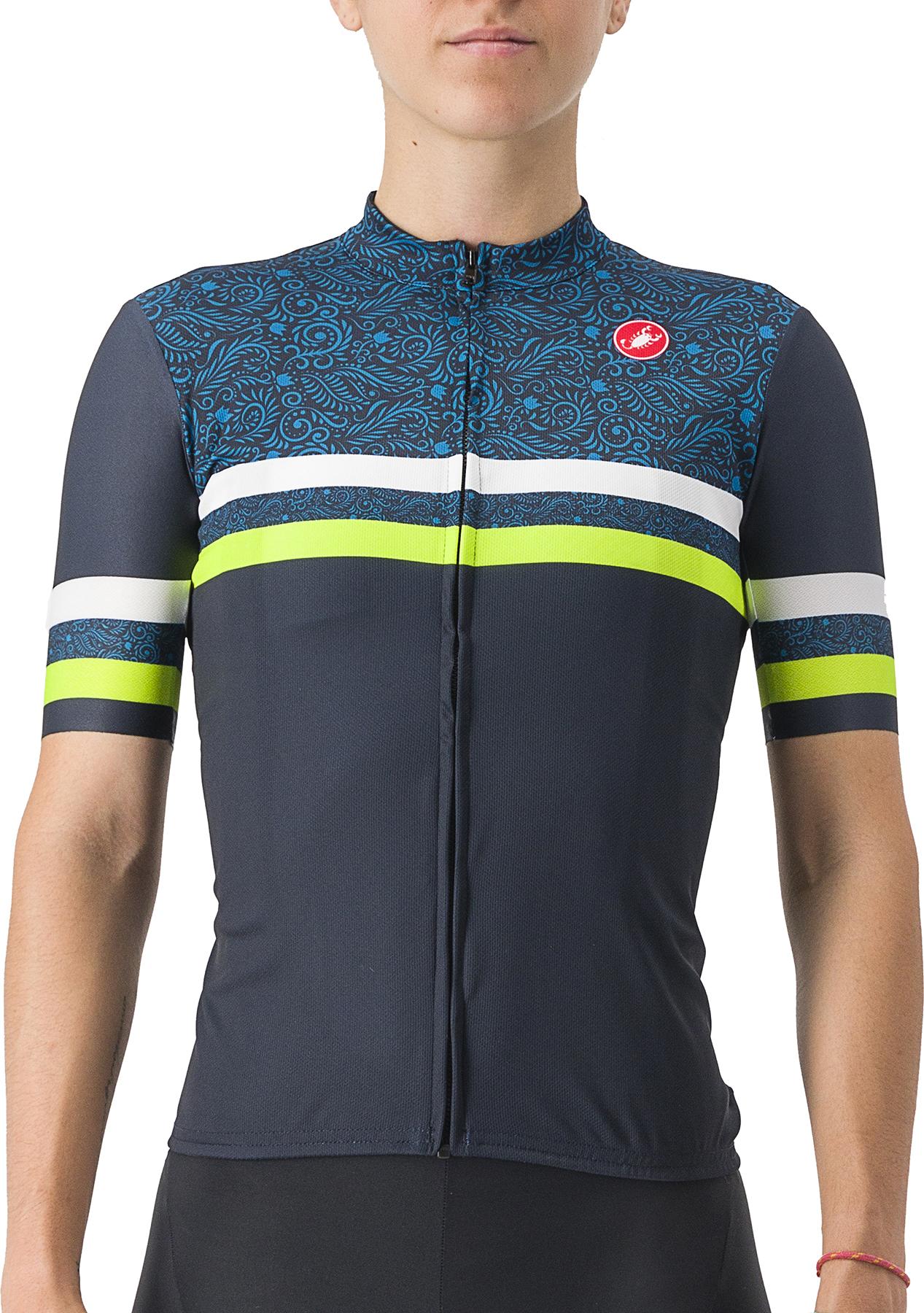 Click to view product details and reviews for Castelli Womens Moda Squadra Jersey Moda Savile Blue Turquoise White.