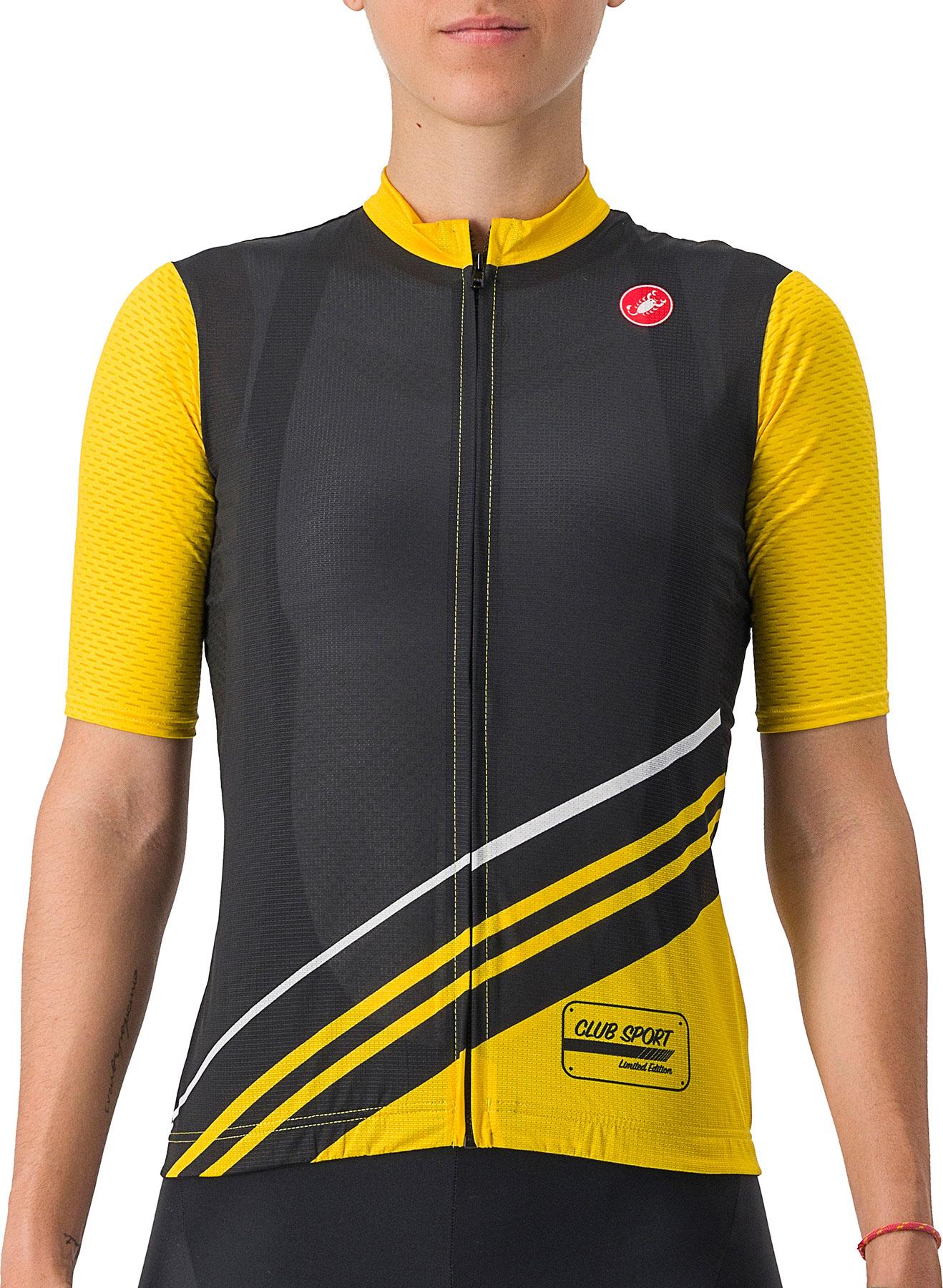 Click to view product details and reviews for Castelli Womens Club Sport Competizione Jersey Black Yellow.