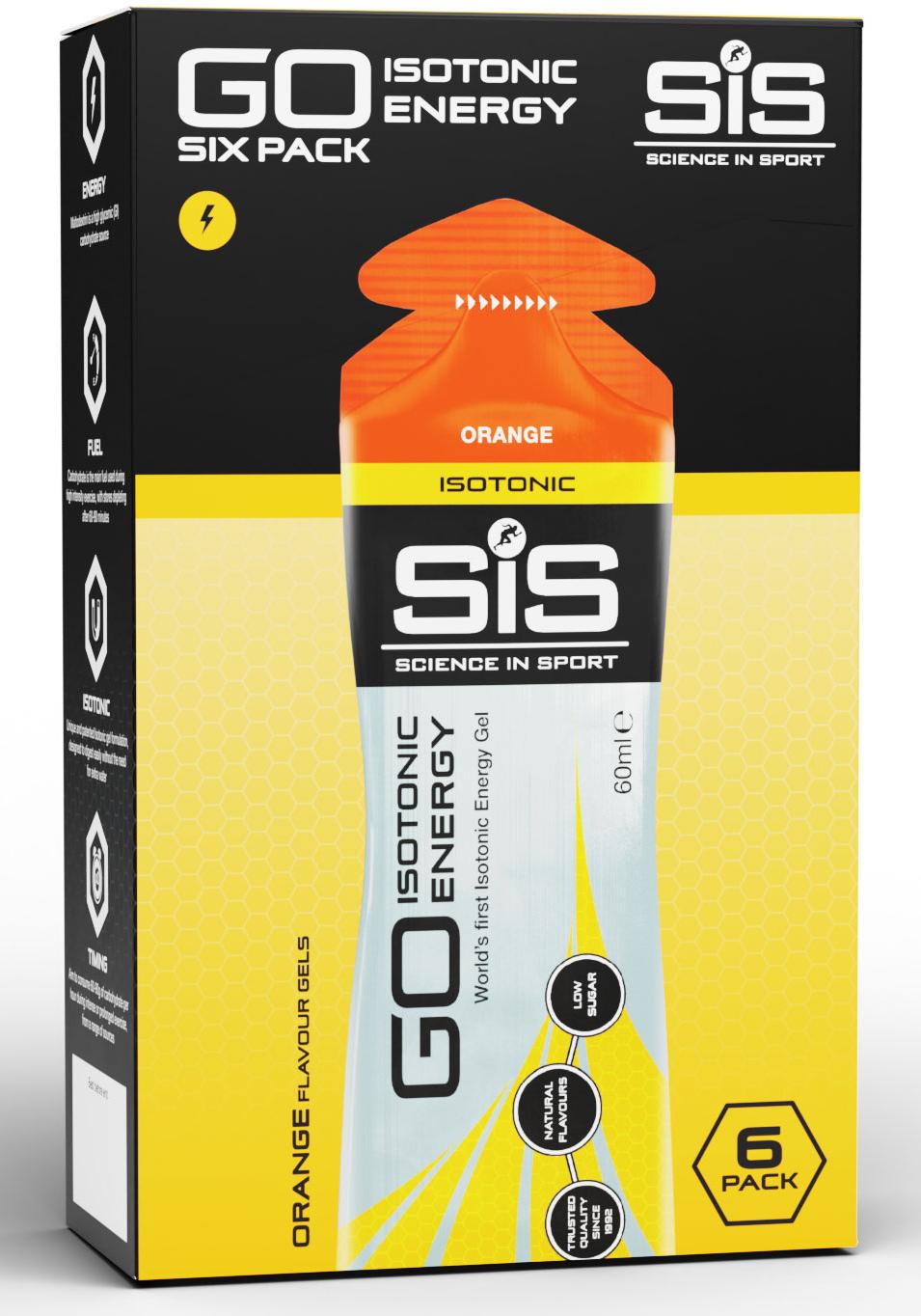 Image of Science in Sport Go Isotonic Gel (6 x 60ml)