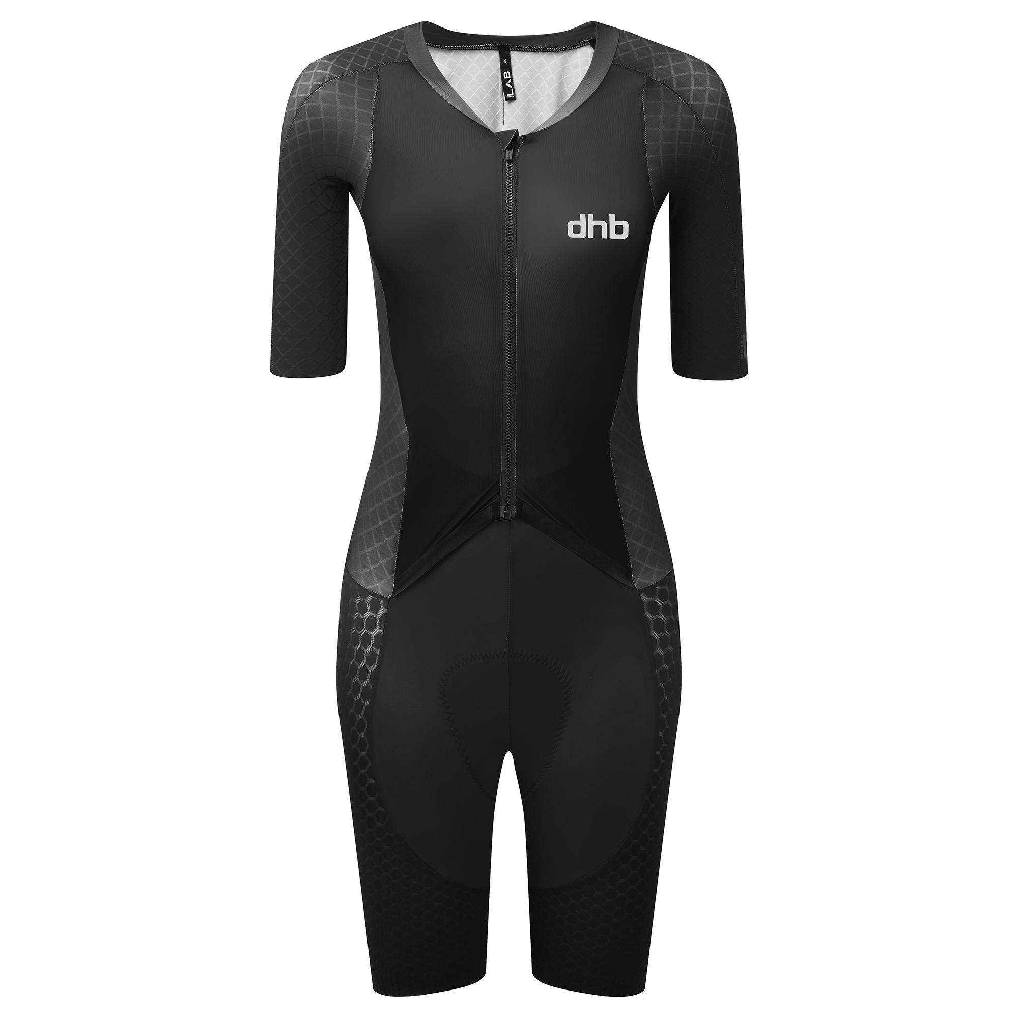 Click to view product details and reviews for Dhb Aeron Lab Womens Raceline Short Sleeve Speedsuit Black.