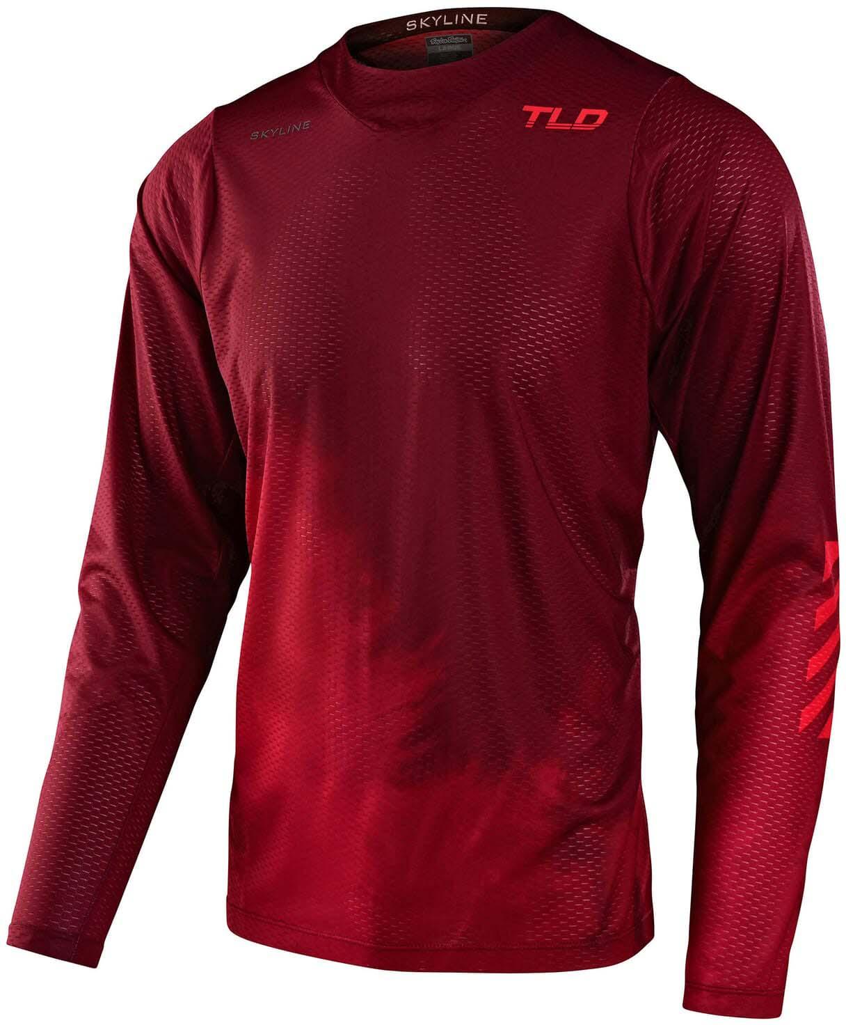 Click to view product details and reviews for Troy Lee Designs Skyline Long Sleeve Air Jersey Wine.