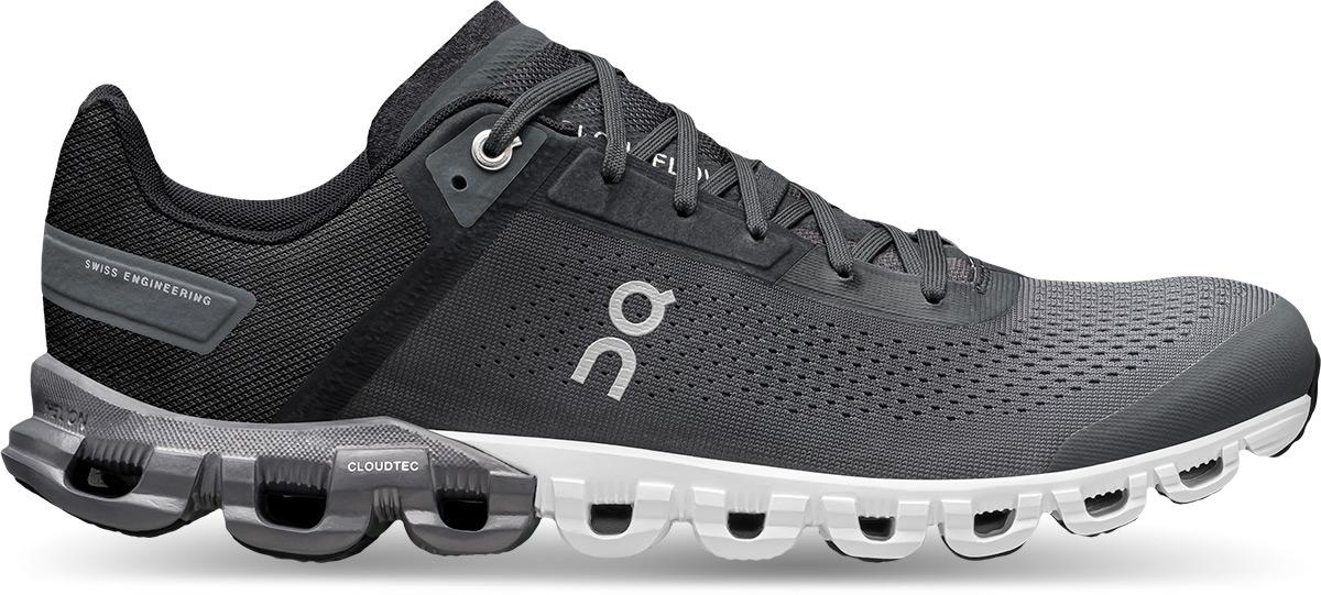 Image of On Cloudflow Running Shoes - Black/Asphalt