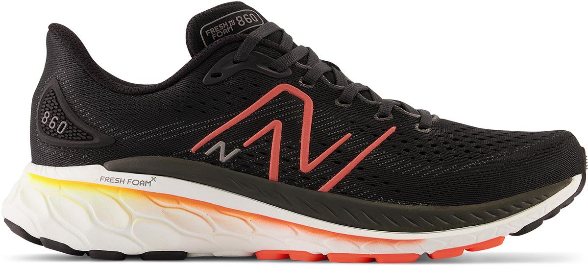 Image of New Balance 860 V13 Wide Running Shoes - Black