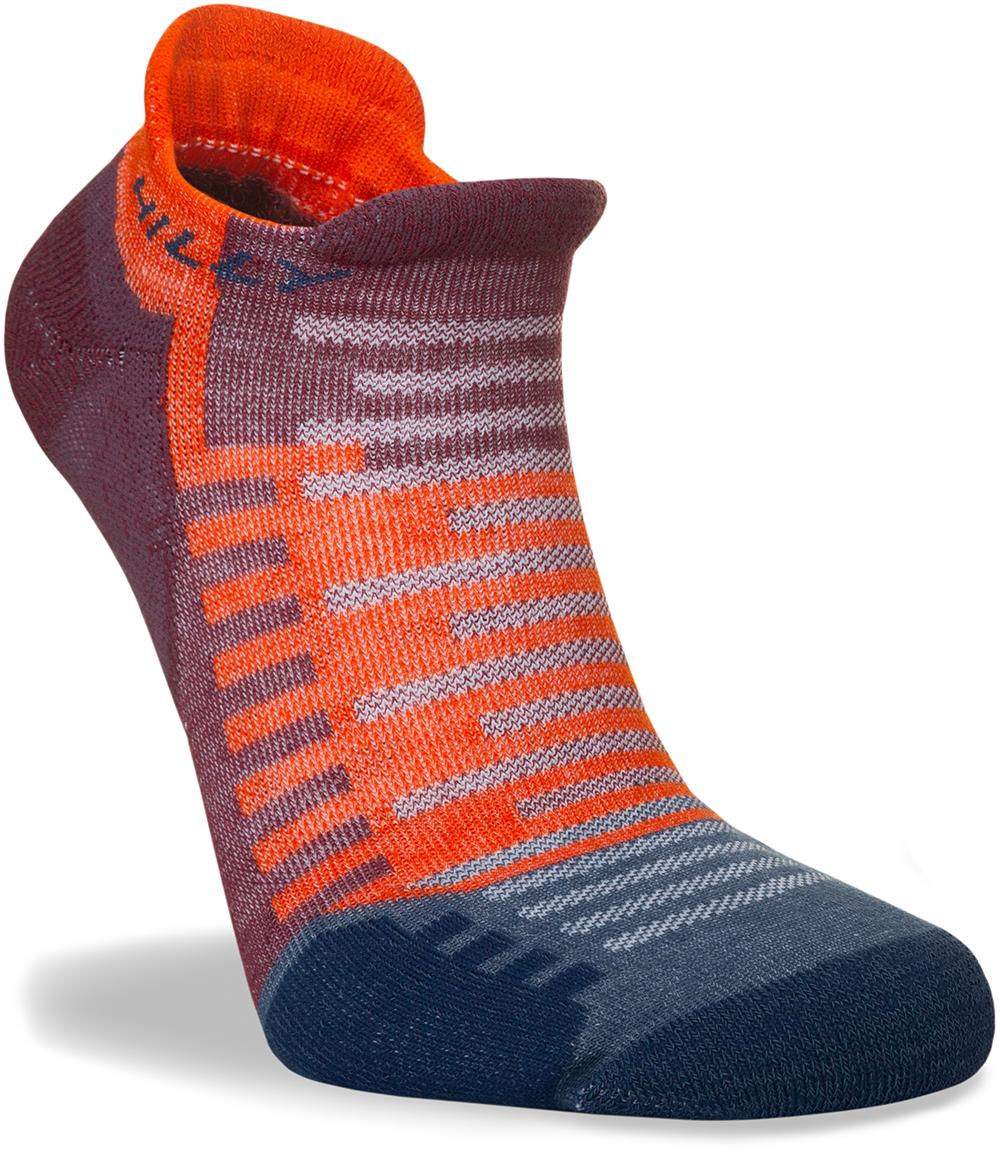Click to view product details and reviews for Hilly Active Socklet Minimum Cushioning Burgundy Orange.