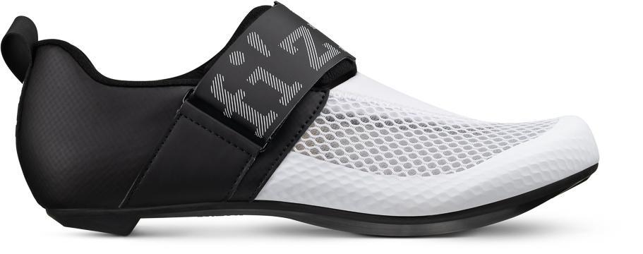 Click to view product details and reviews for Fizik Transiro Hydra Tri Shoes White Black.