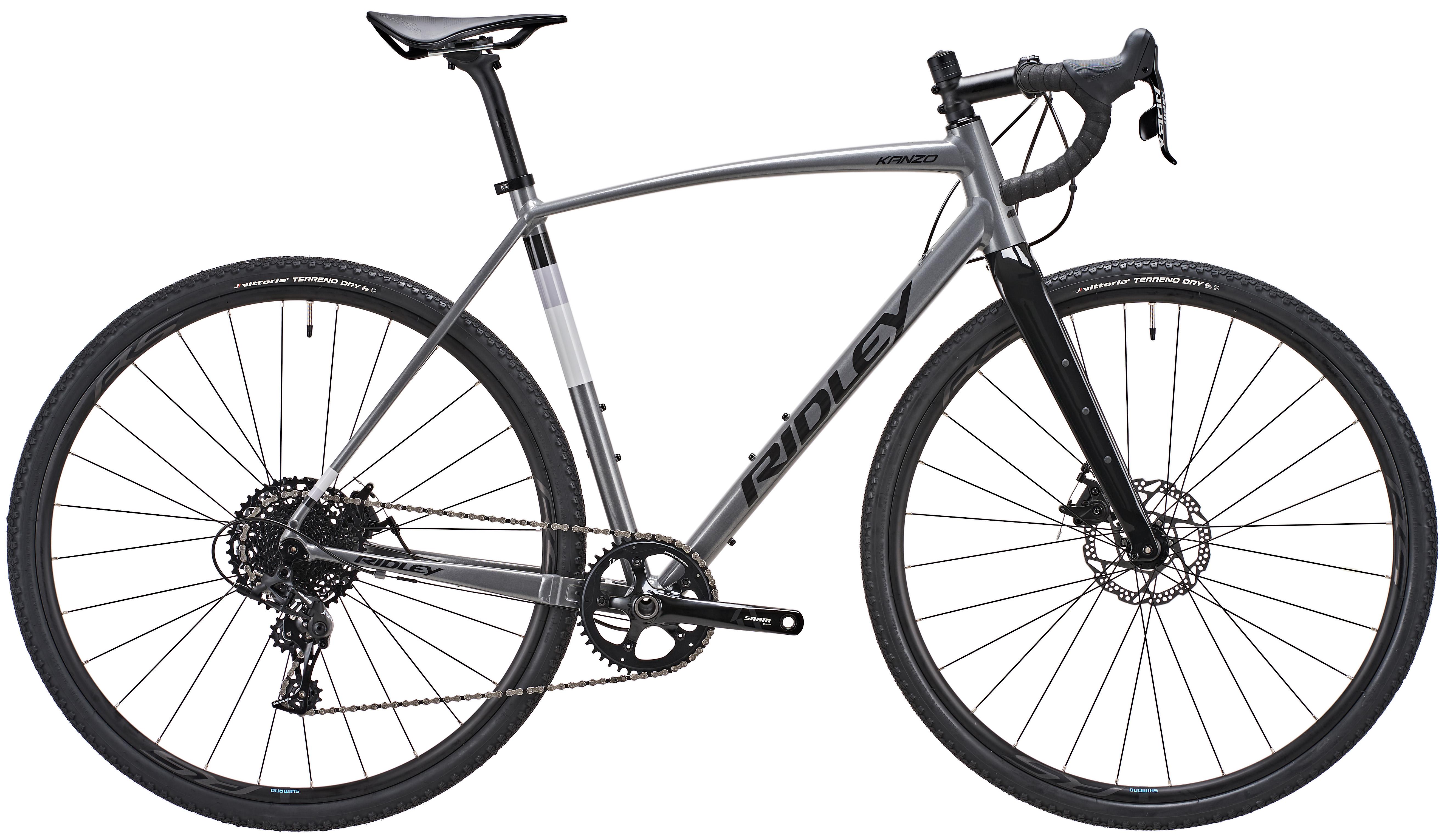 Ridley Kanzo A Apex1 Disc Gravel Bike (2022) - Grey/Black