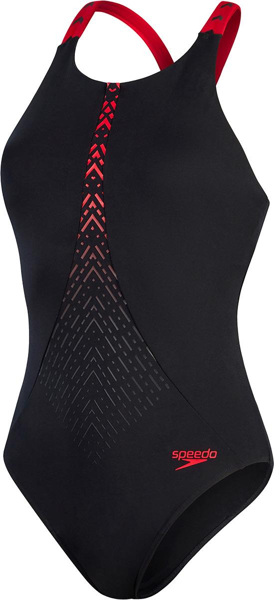 Click to view product details and reviews for Speedo Womens Hydropro Swimsuit Black Fed Red.