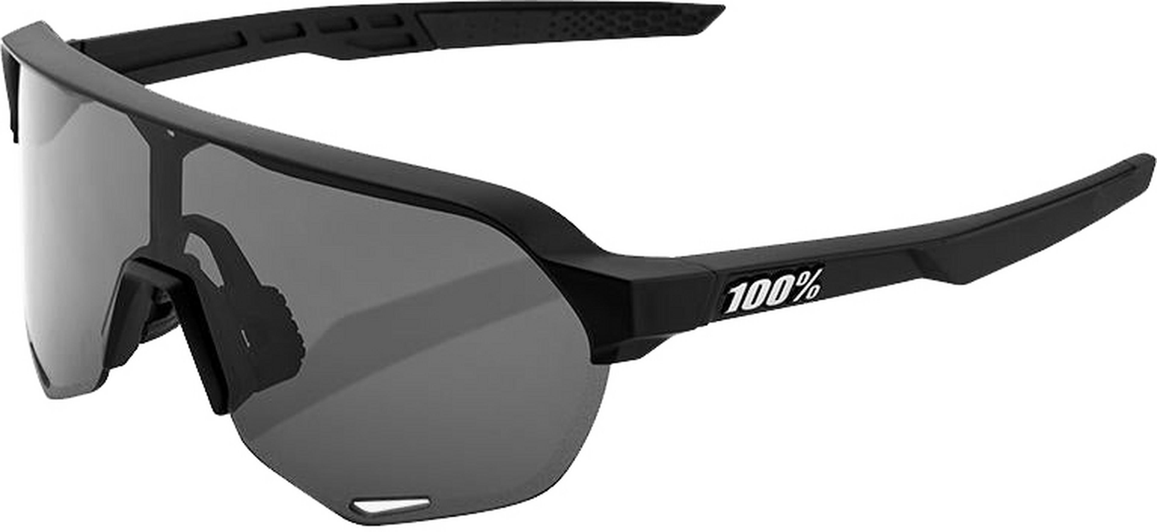 100% Eyewear S2 Soft Tact Black Smoke Lens Sunglasses | Wiggle