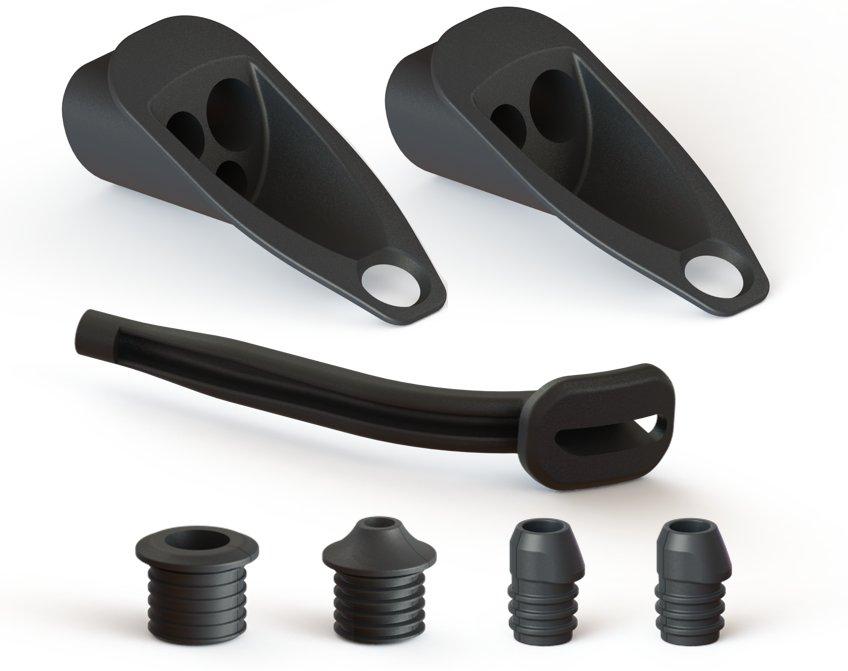 Click to view product details and reviews for Vitus Zenium Frame Cable Guide Kit 2019 On Black.