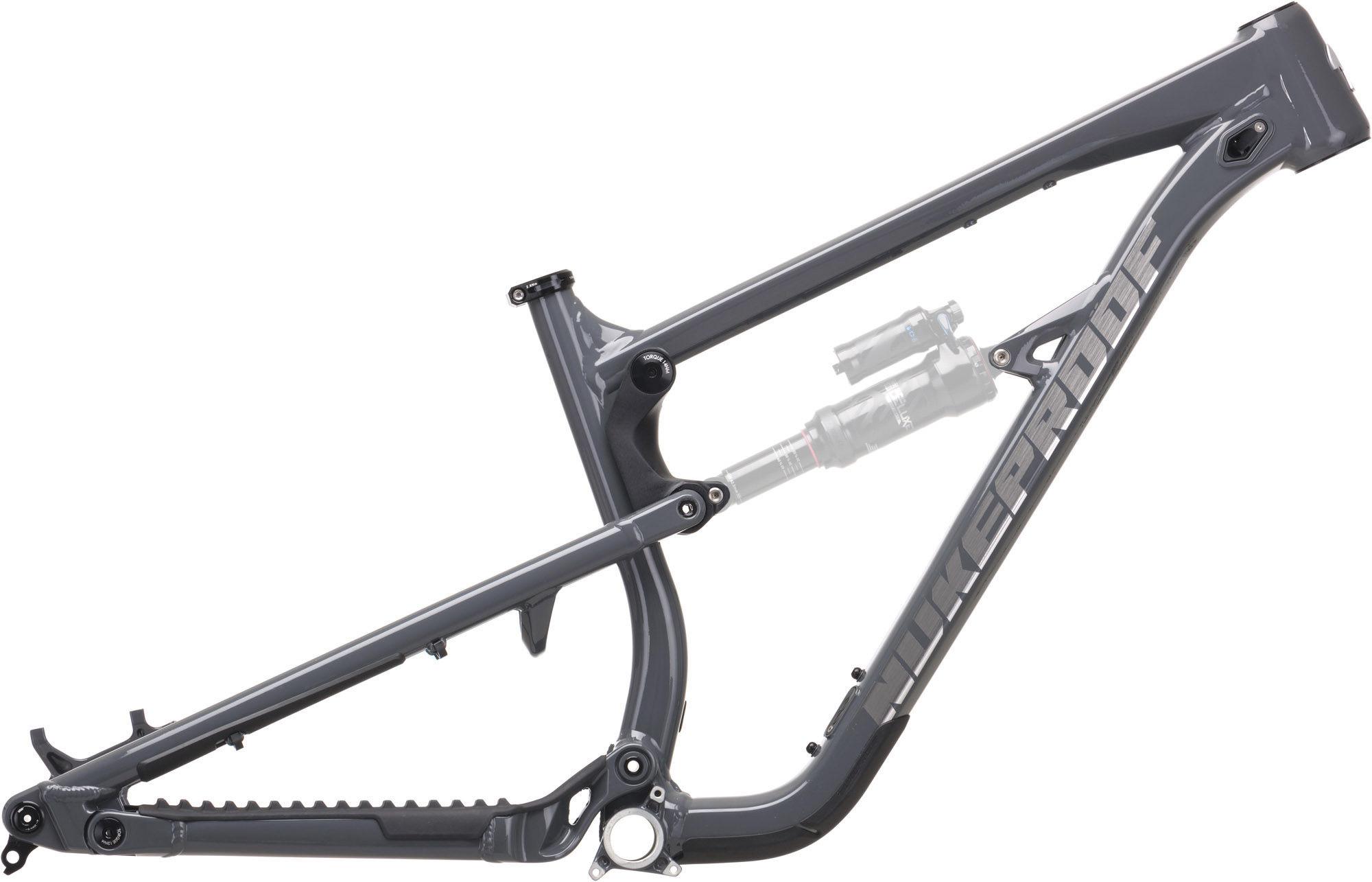 Click to view product details and reviews for Nukeproof Mega 290 Alloy Frame No Shock Bullet Grey.