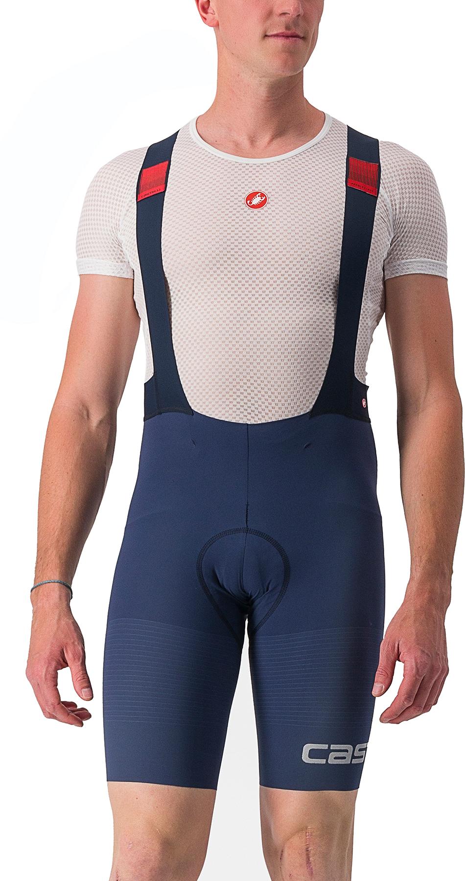Click to view product details and reviews for Castelli Premio Limited Edition Cycling Bib Shorts Belgian Blue Metallic Silver.