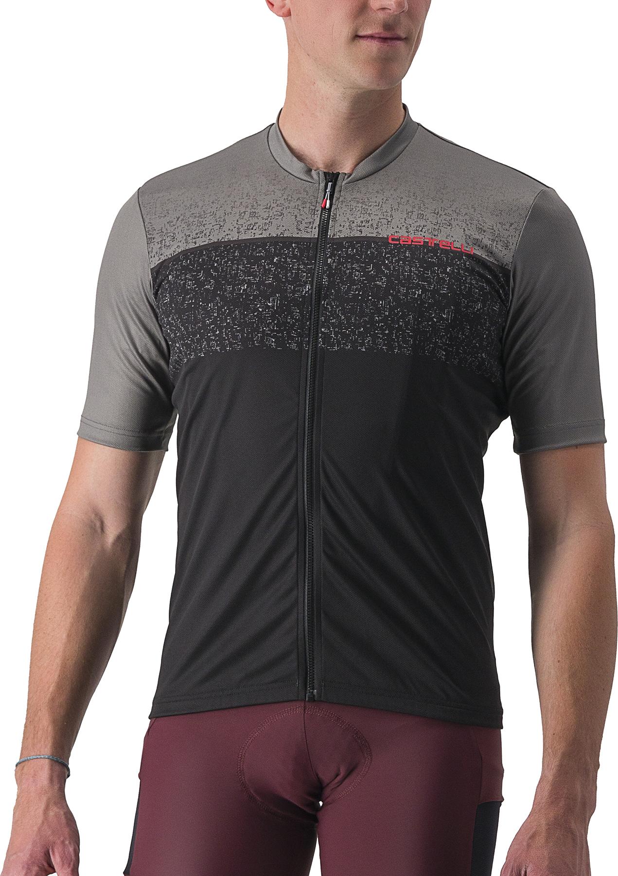 Click to view product details and reviews for Castelli Unlimited Entrata Jersey Gunmetal Grey Black.