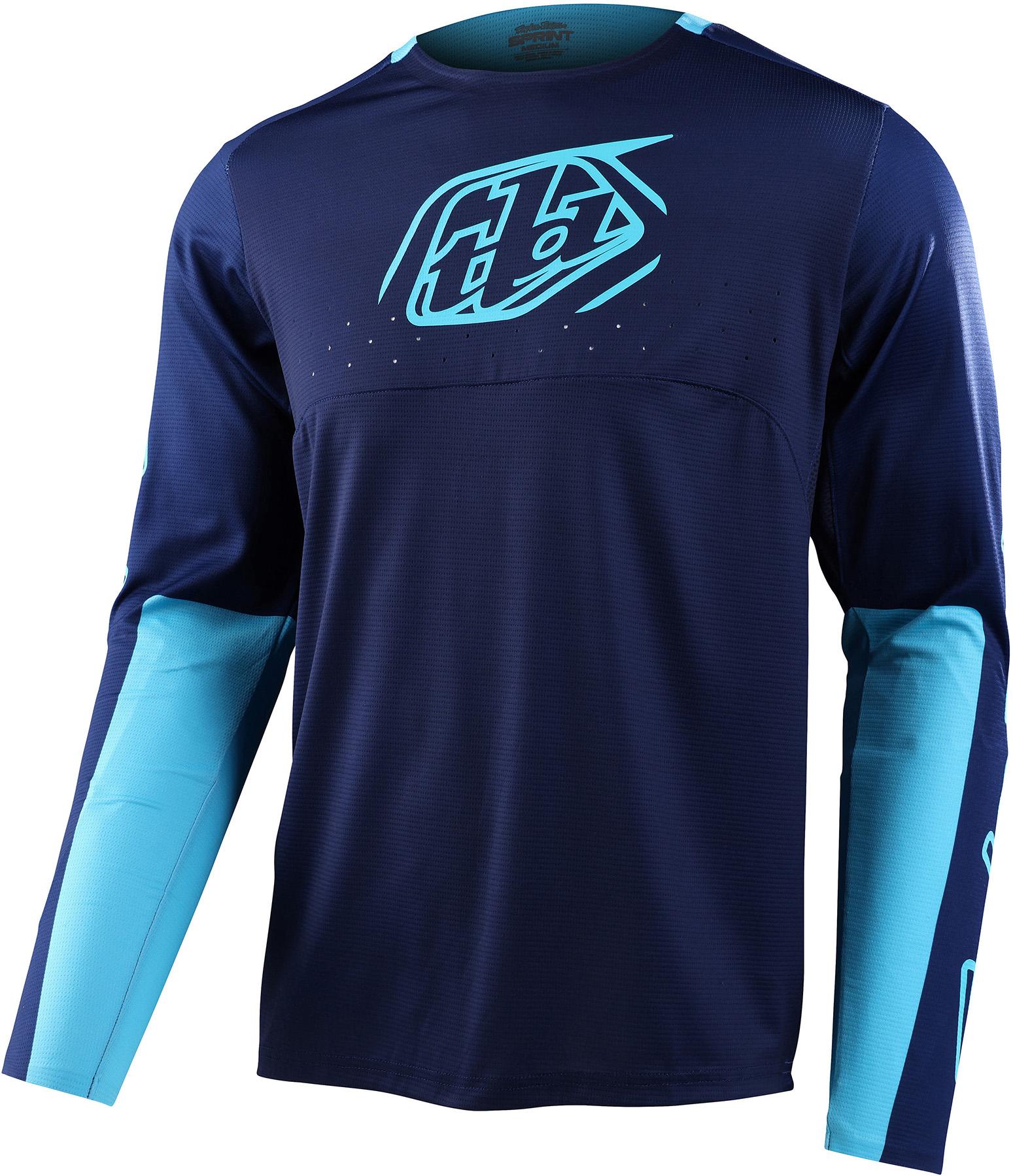 Click to view product details and reviews for Troy Lee Designs Sprint Cycling Jersey Icon Navy.