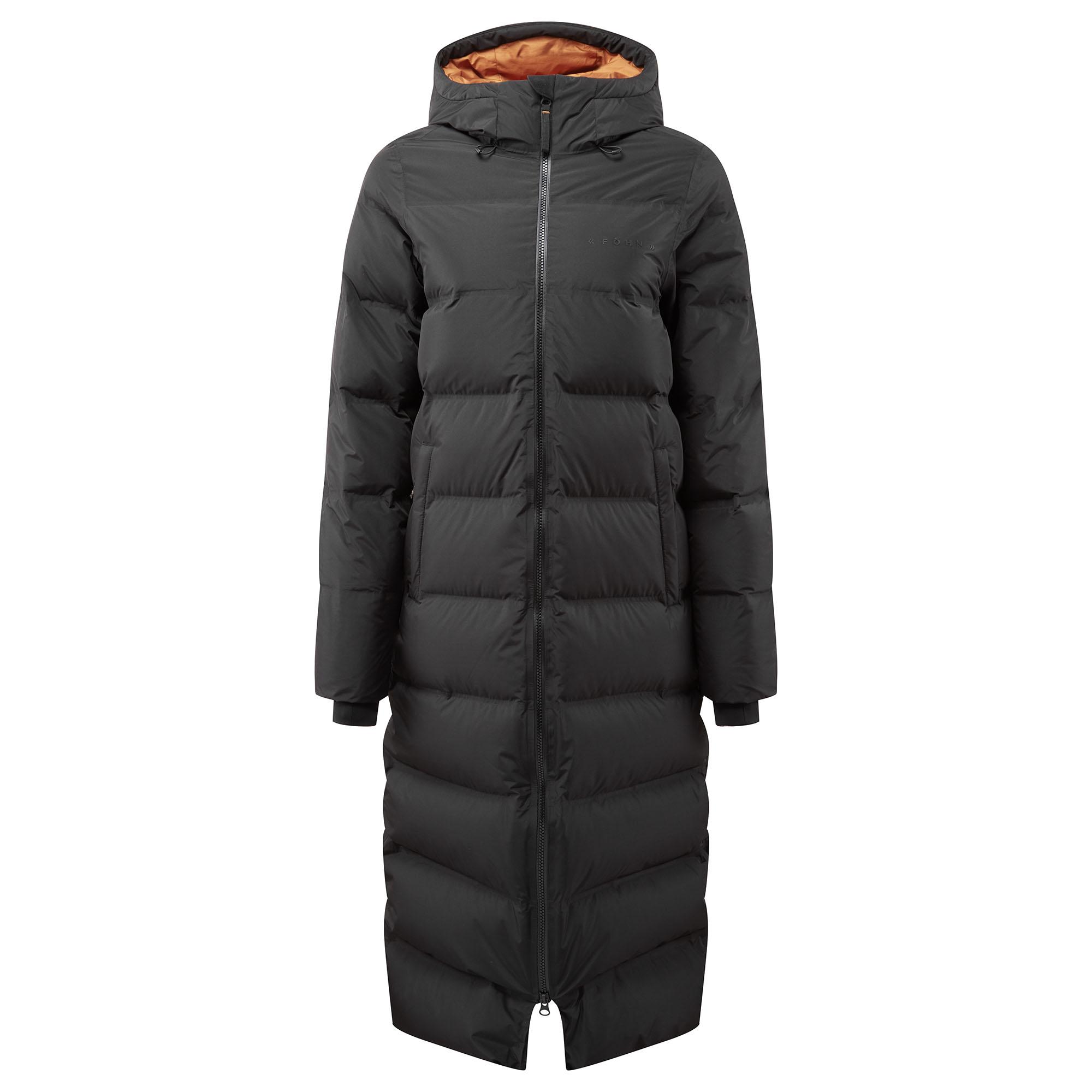 Click to view product details and reviews for F&ouml;hn Womens Longline Bonded Down Jacket Black.