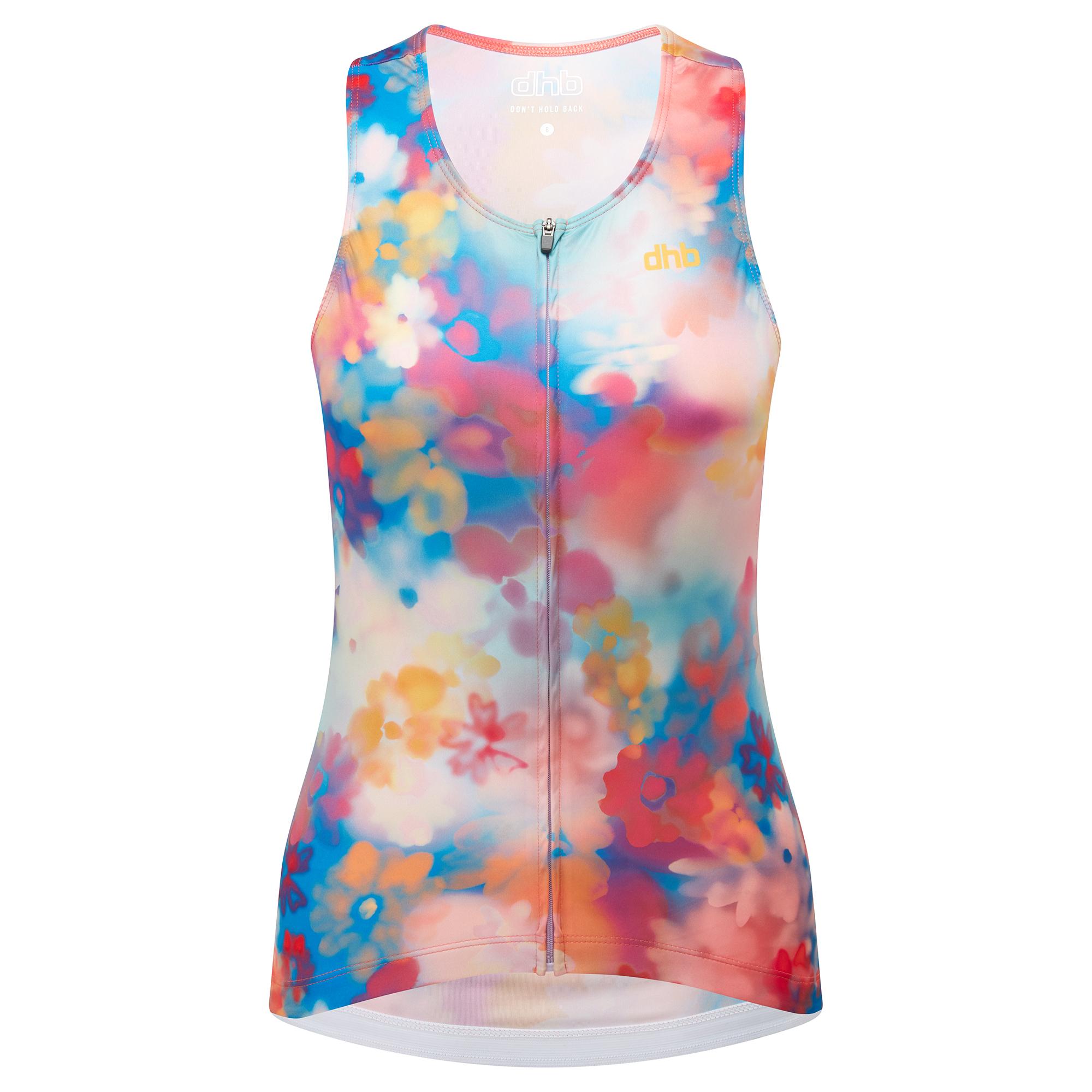 Click to view product details and reviews for Dhb Moda Womens Sleeveless Jersey Lantana Brilliant Blue.