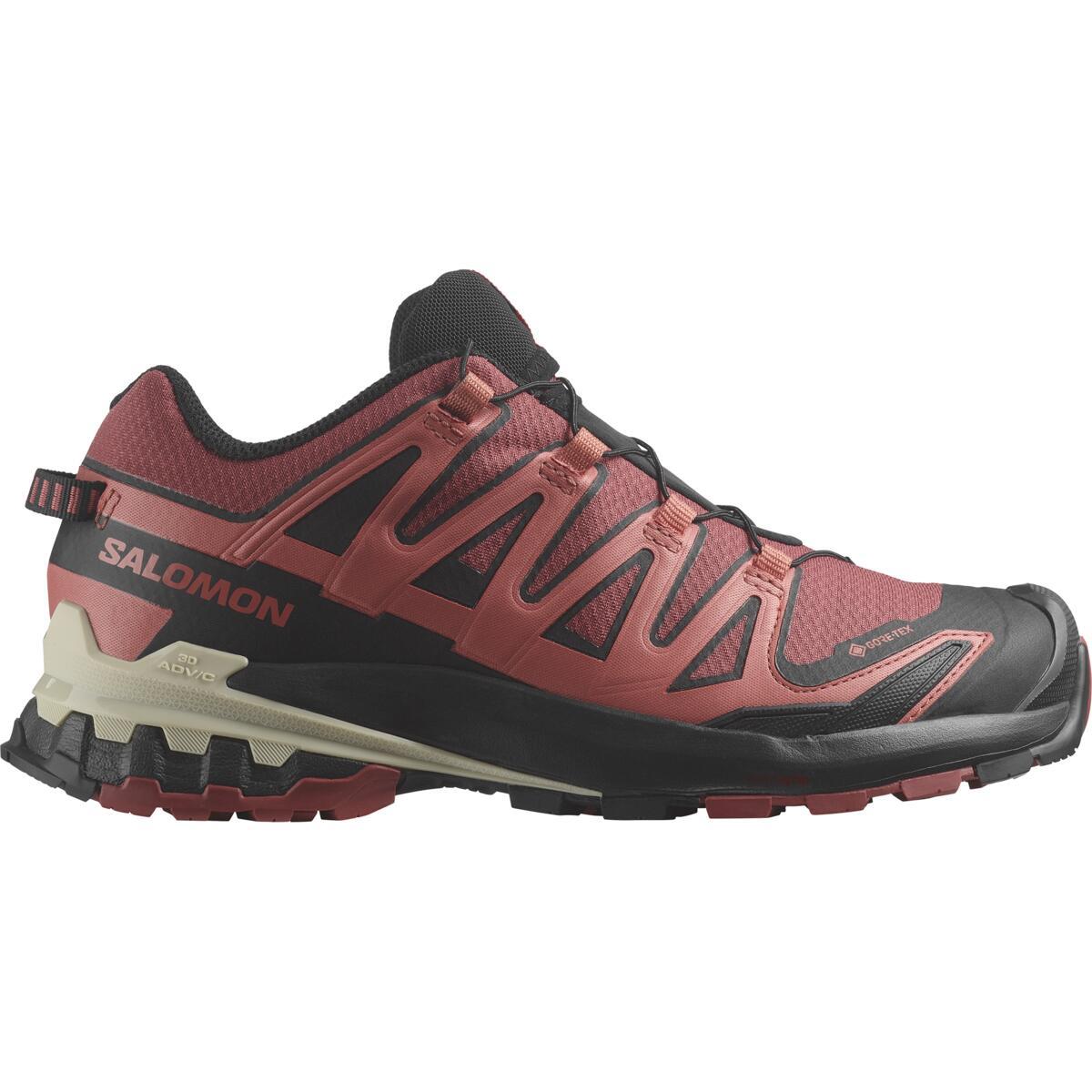 Click to view product details and reviews for Salomon Womens Xa Pro 3d V9 Gore Tex Trail Running Shoes Cow Hide Black Faded Rose.