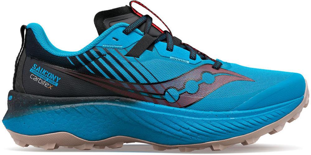 Click to view product details and reviews for Saucony Endorphin Edge Trail Shoes Ocean Black.