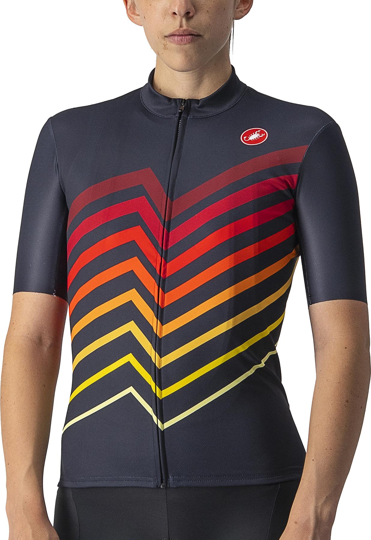 Click to view product details and reviews for Castelli Womens Viaggio Squadra Jersey Blue Rainbow.