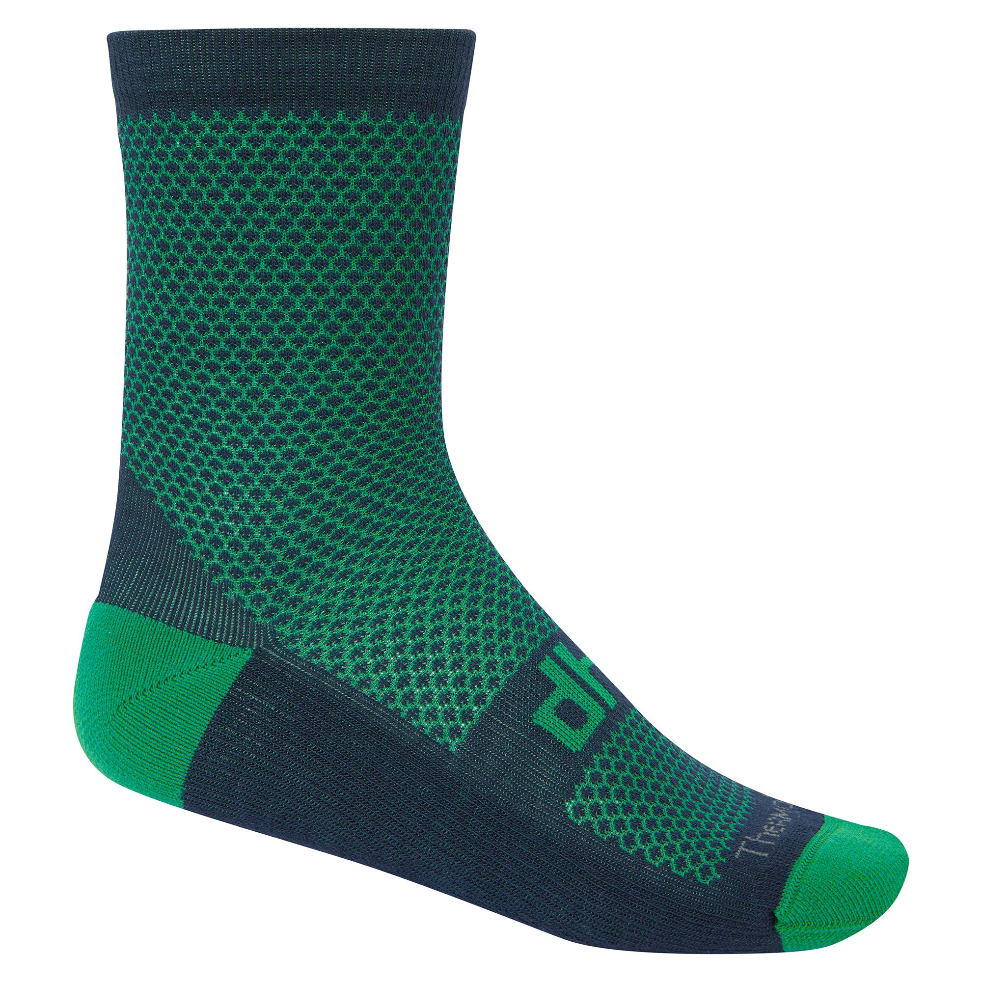 Click to view product details and reviews for Dhb Blok Classic Thermal Sock 16cm Green Navy.