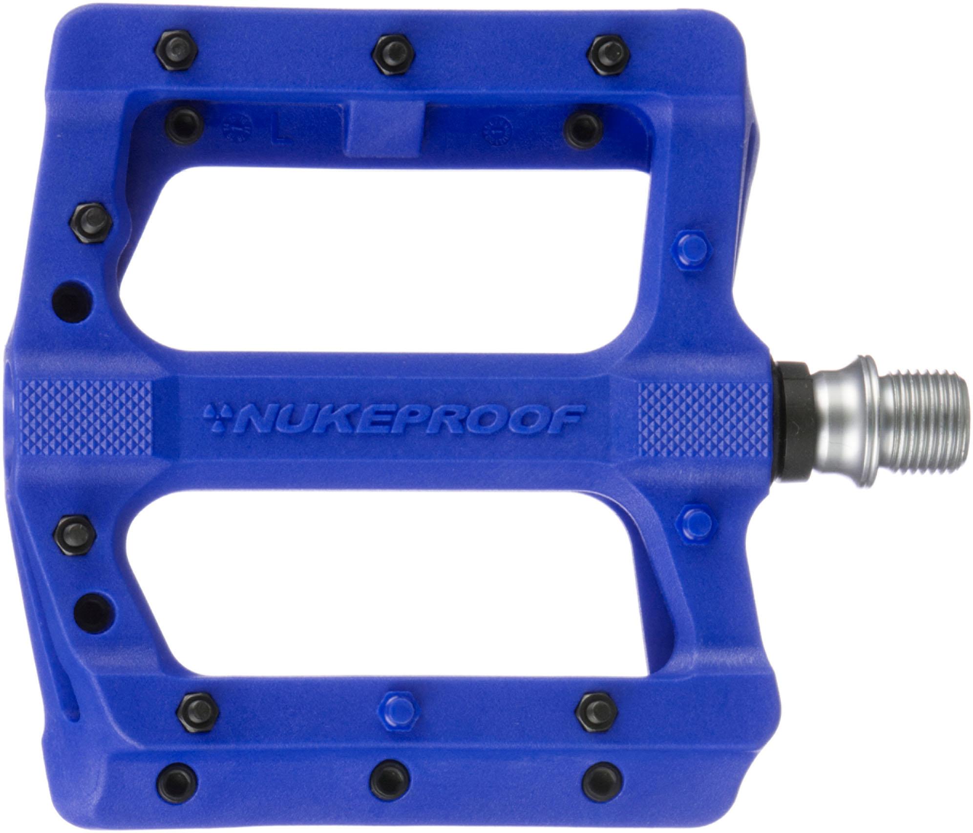 Click to view product details and reviews for Nukeproof Neutron Evo Mtb Flat Pedals Blue.