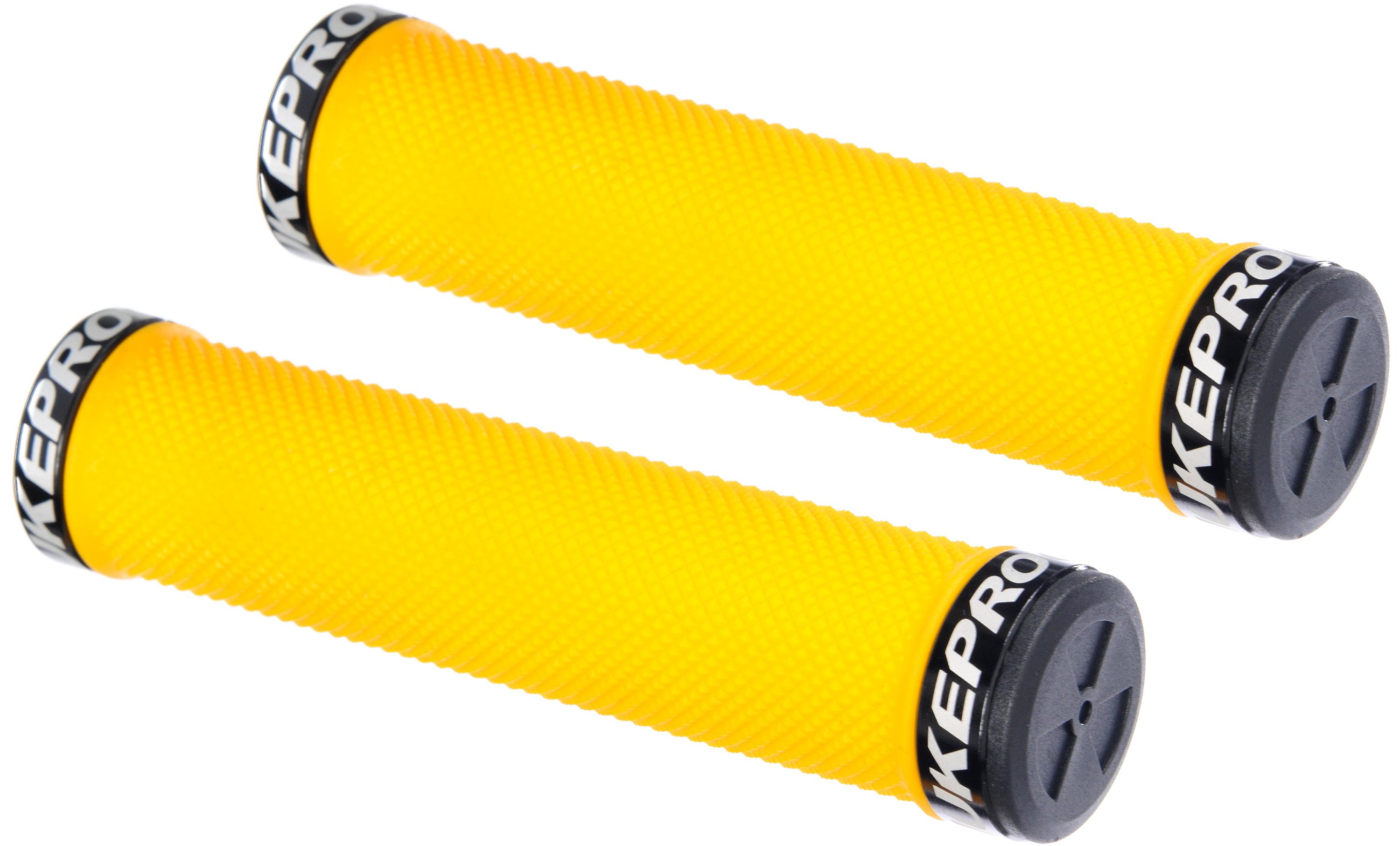 Click to view product details and reviews for Nukeproof Neutron Knurled Lock On Grips Yellow.