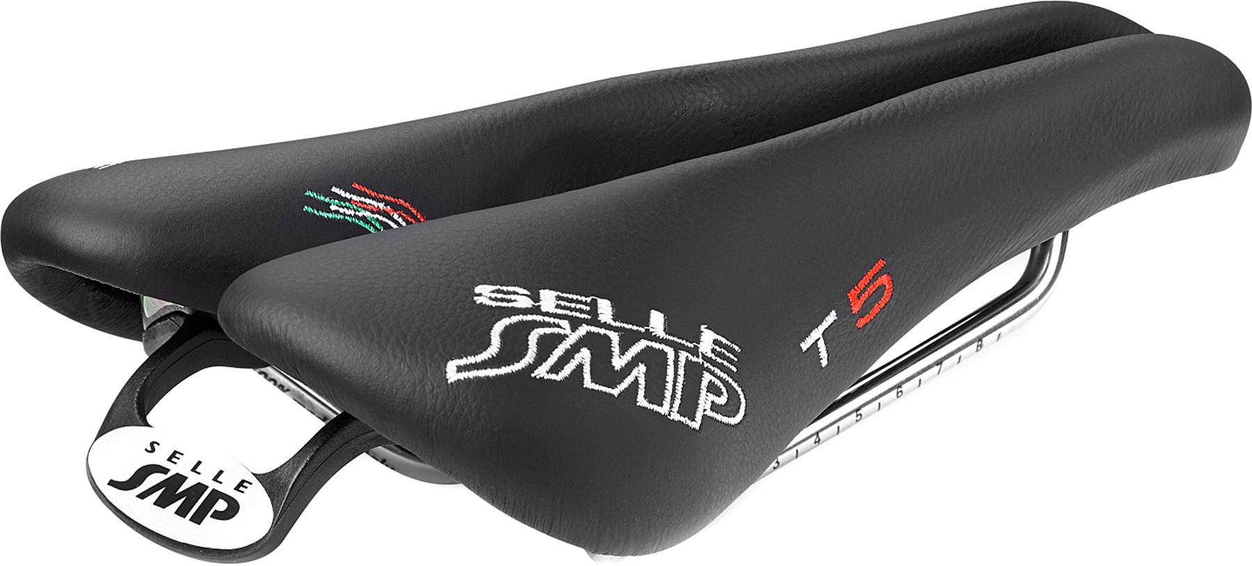 Selle SMP - T5 ブラックトライアスロンサドル | Wiggle