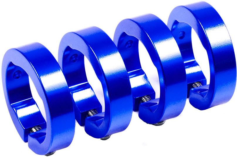 Image of Sixpack Racing Lock-On Clamp Rings - Blue