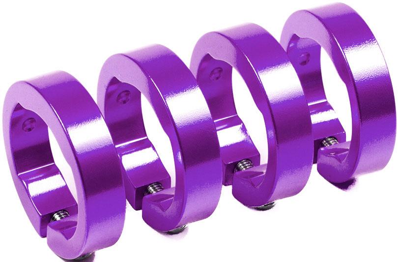 Image of Sixpack Racing Lock-On Clamp Rings - Purple