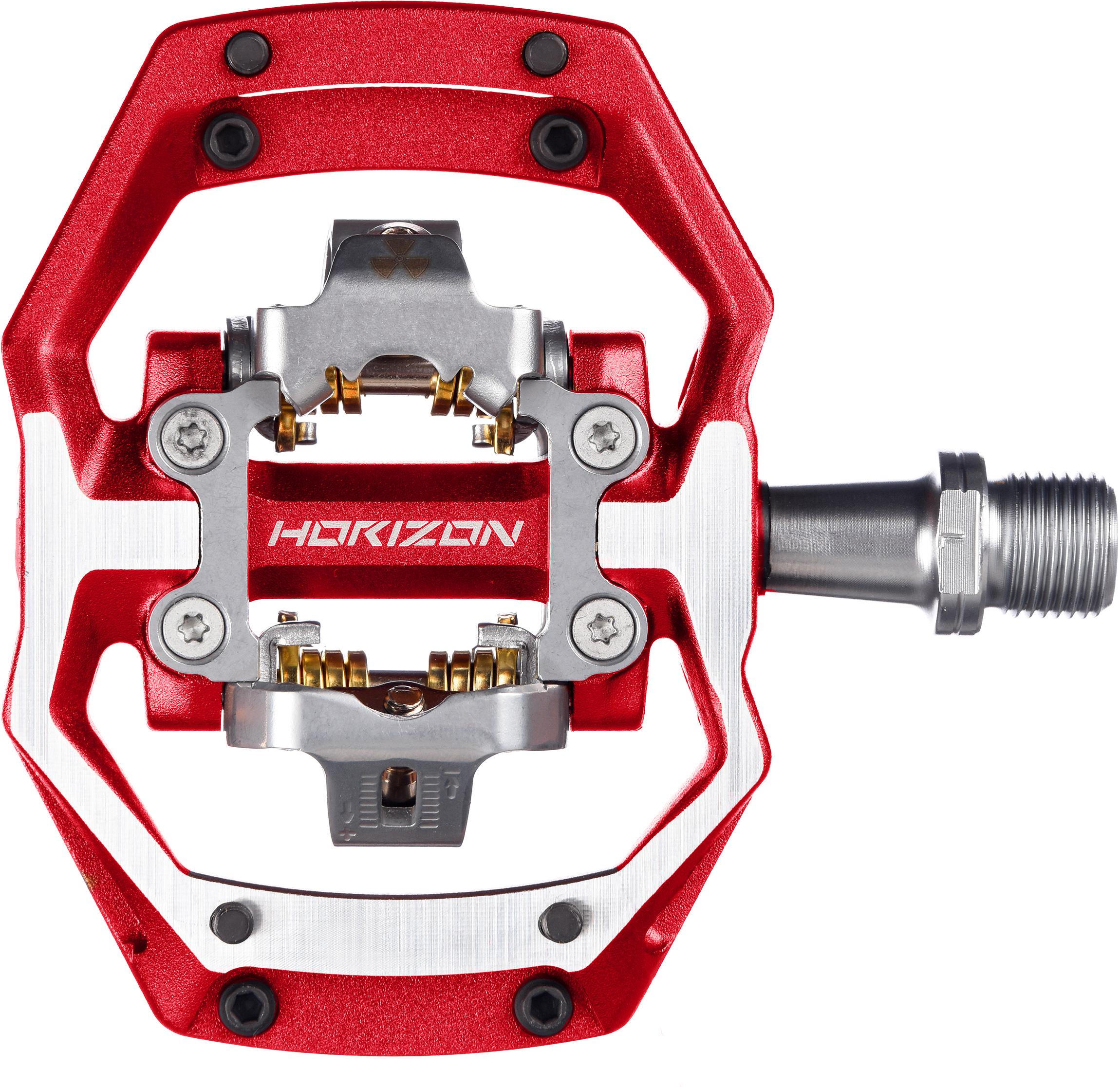 Click to view product details and reviews for Nukeproof Horizon Cs Trail Clipless Pedals Red.