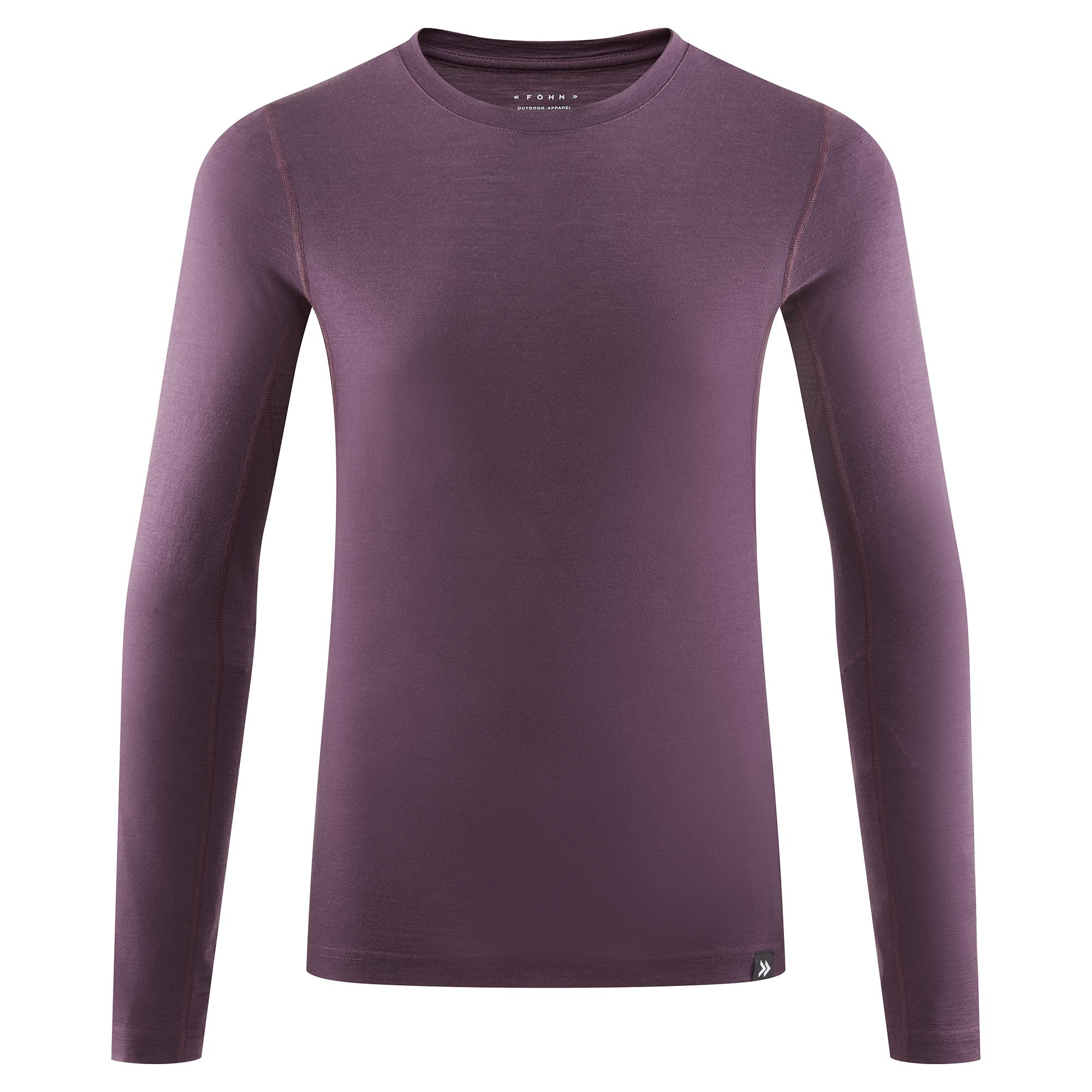 Click to view product details and reviews for F&ouml;hn Mens Merino Long Sleeve Base Layer 175 Plum Perfect.