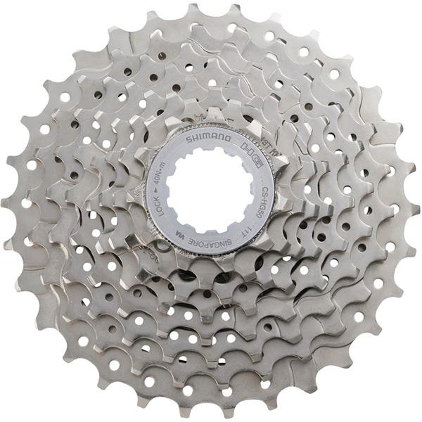 Click to view product details and reviews for Shimano Hg50 8 Speed Cassette Silver.