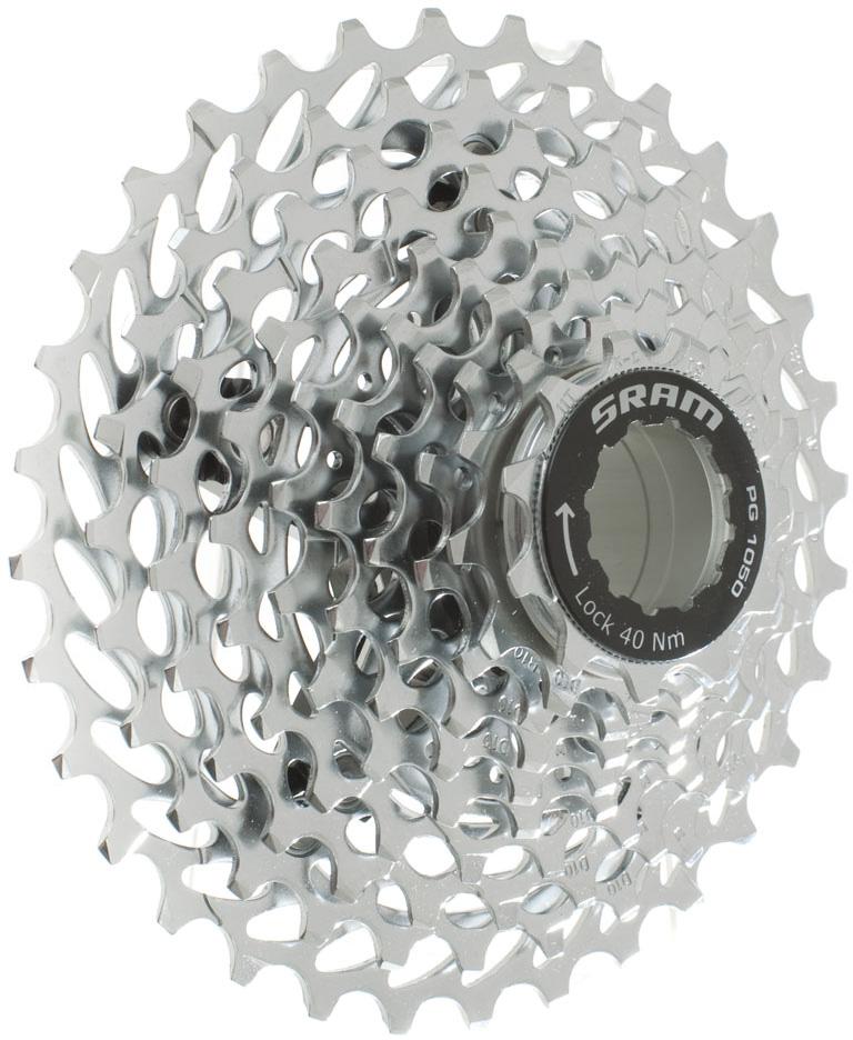 Click to view product details and reviews for Sram Pg1050 10 Speed Road Cassette Silver.