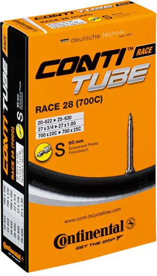 Click to view product details and reviews for Continental Race 28 700c Road Inner Tube Long Valve Black.