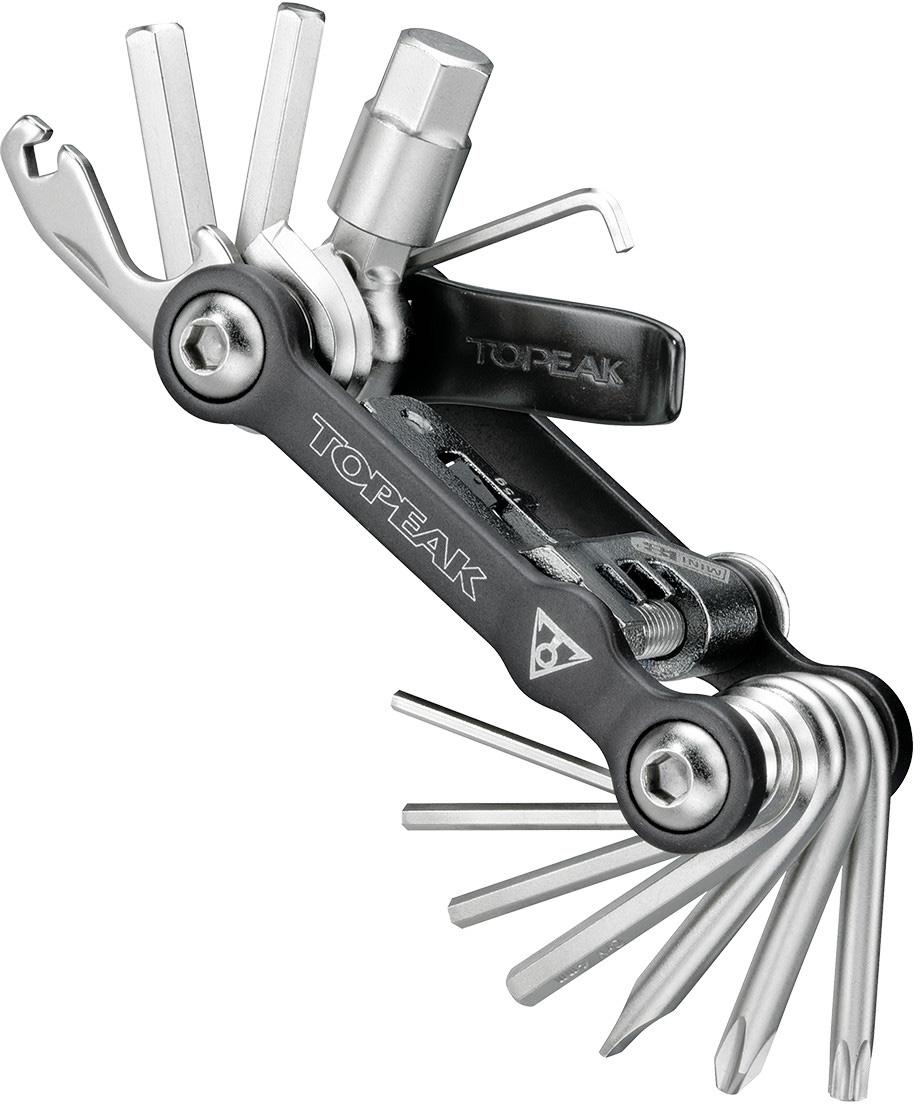Click to view product details and reviews for Topeak Mini 18 Plus Multi Tool Grey.