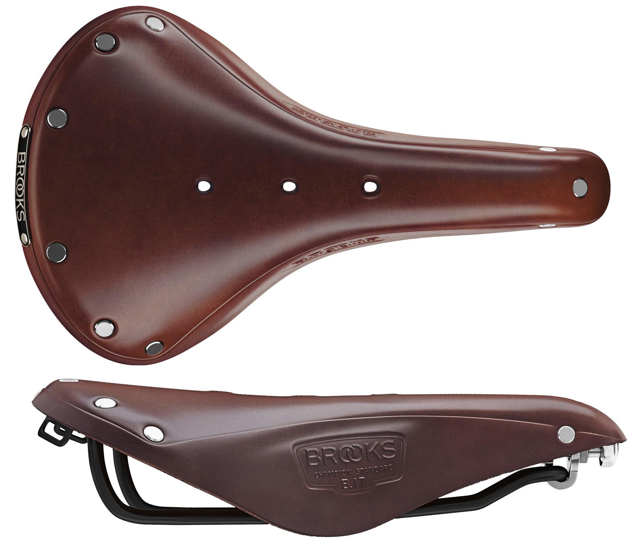 Brooks England B17 Saddle with Steel Rails | Wiggle