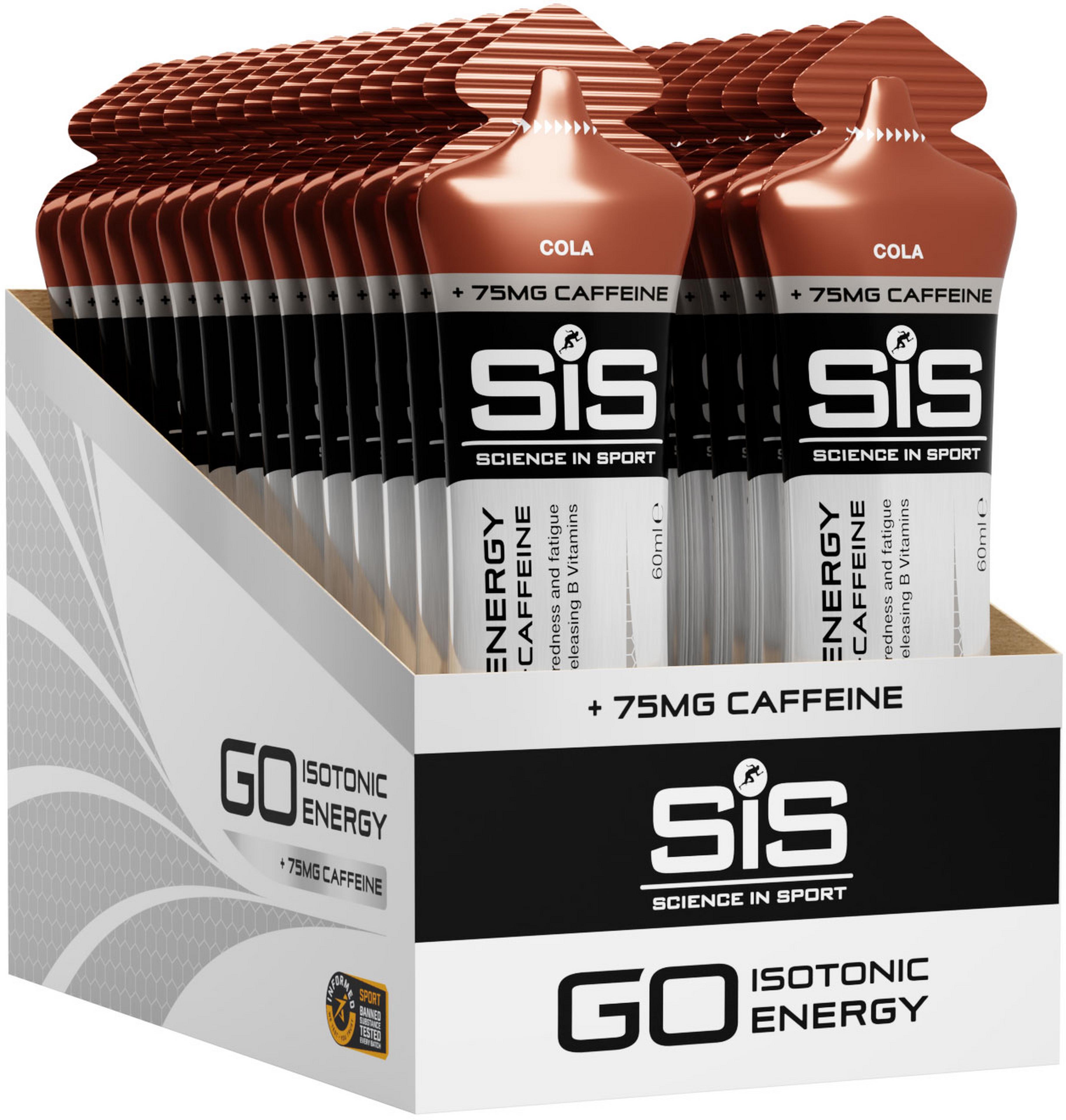 Science in Sport GO + Caffeine Gels (30 x 60ml)