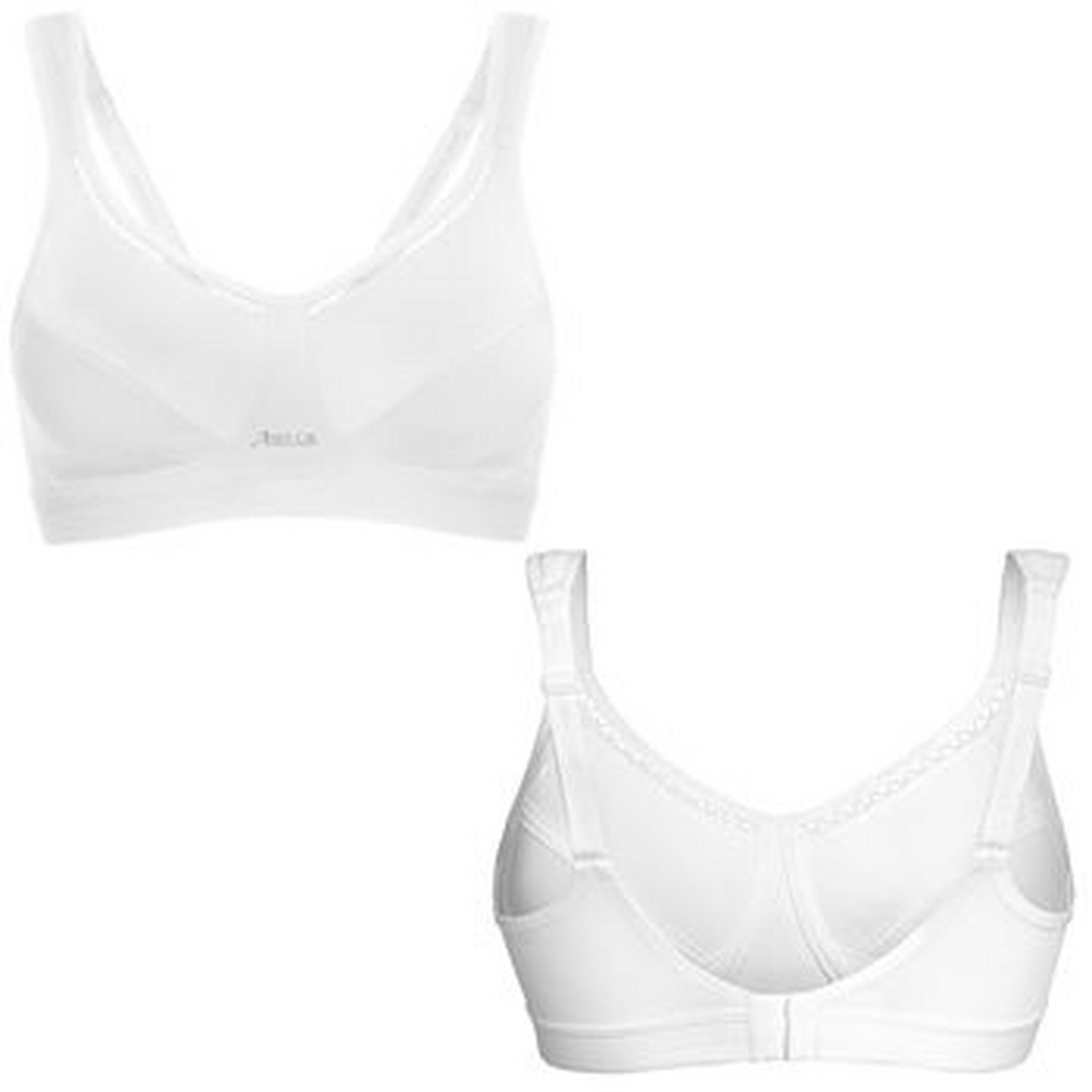 Active Classic Support sports bra in white Shock Absorber