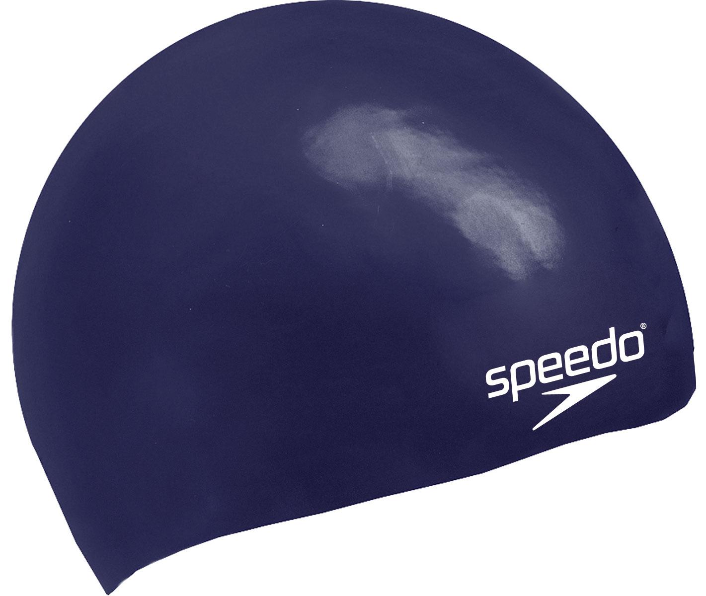 Click to view product details and reviews for Speedo Junior Plain Moulded Silicone Swim Cap Navy.